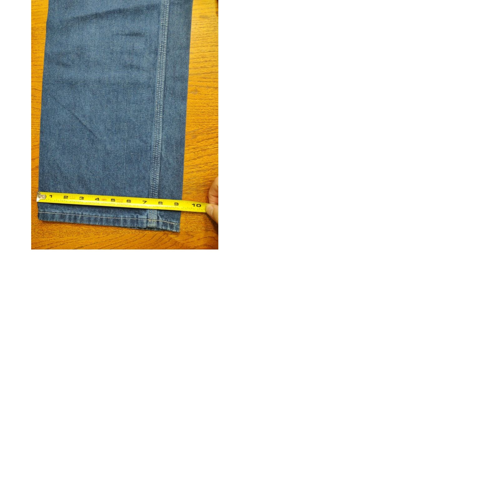 Carhartt VINTAGE Carhartt Jeans Dungaree Fit Utility Relaxed Mens 38x32 Blue Denim 5-Pocket Distressed Waist 12in Rise 100% Cotton Shirt? Size US 38 / EU 54 - 9 Thumbnail