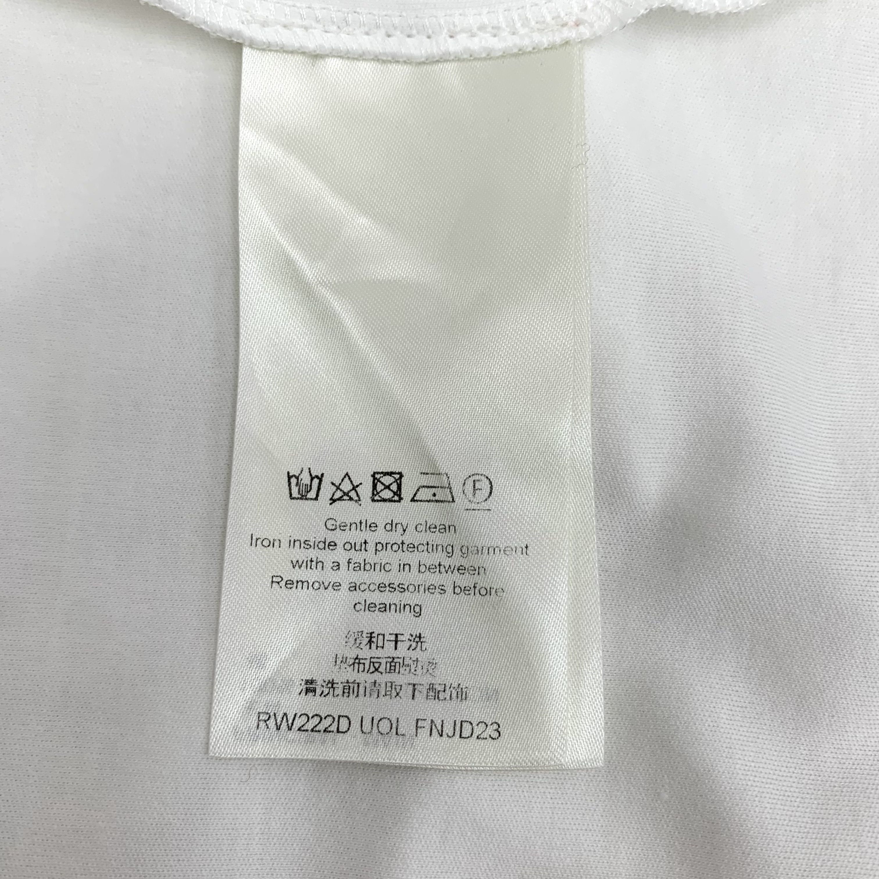 Louis Vuitton Louis Vuitton Logo Print Dress White (Size S) Size S / US 4 / IT 40 - 2 Thumbnail