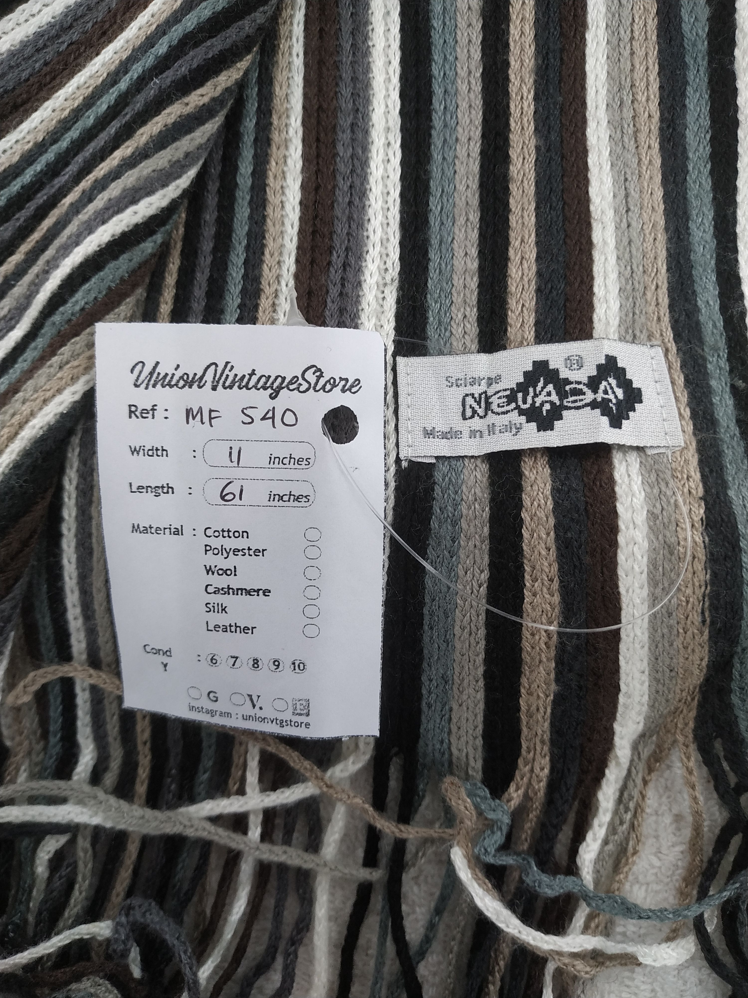 Vintage Vintage Nevada Scarf/Muffler/Neckwear MF540 Size ONE SIZE - 4 Thumbnail