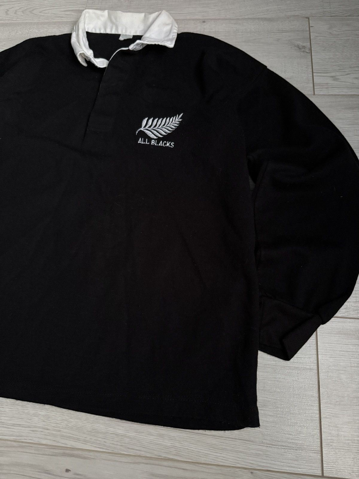 Canterbury of New Zealand × Vintage Vintage New Zealand Rugby shirt 80’s jersey All Black Size US L / EU 52-54 / 3 - 2 Thumbnail