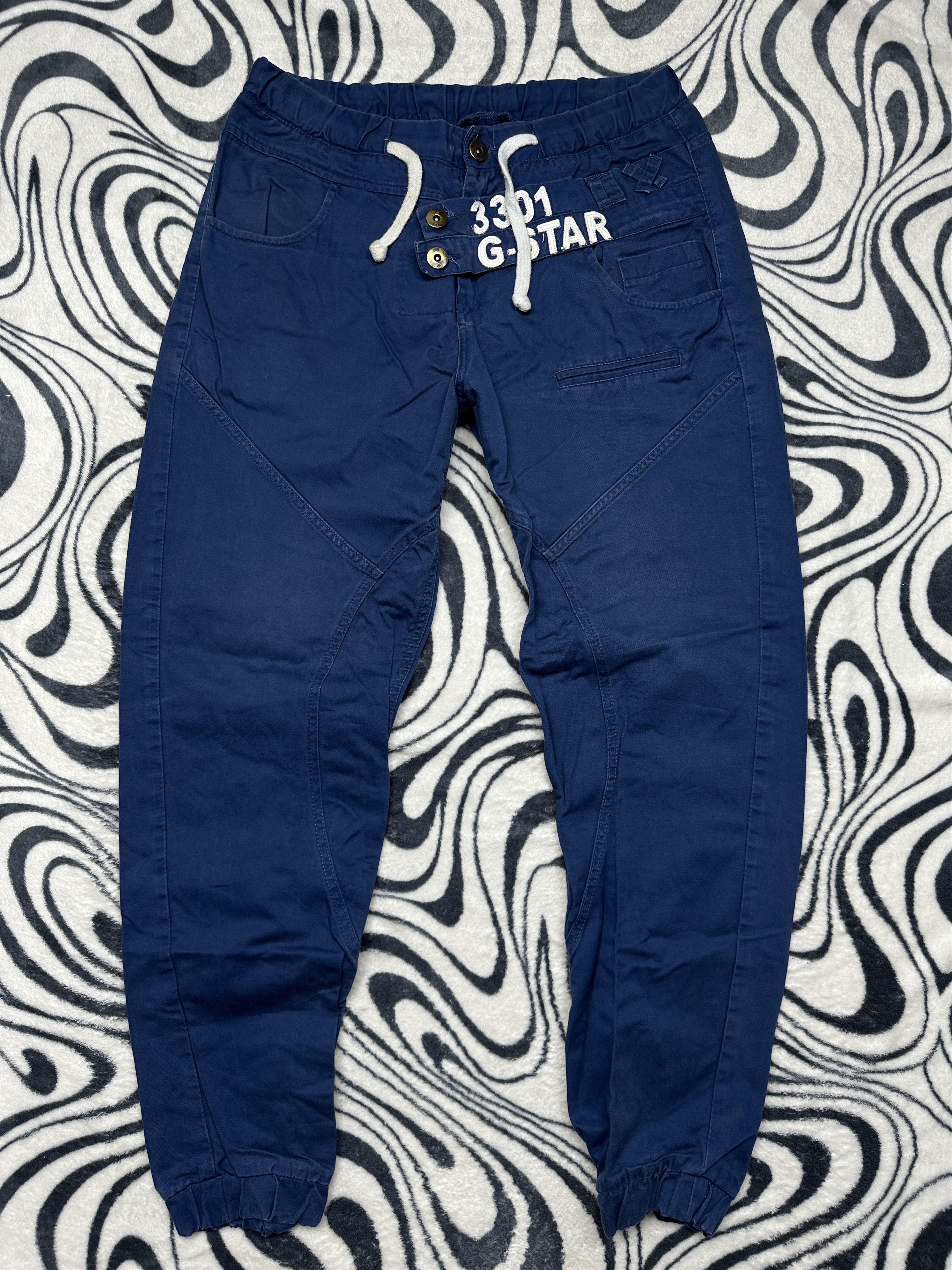 G-Star G Star Raw 3301 Mens Pants Jogger Denim Jeans Gstar Size US 34 / EU 50 - 1 Thumbnail