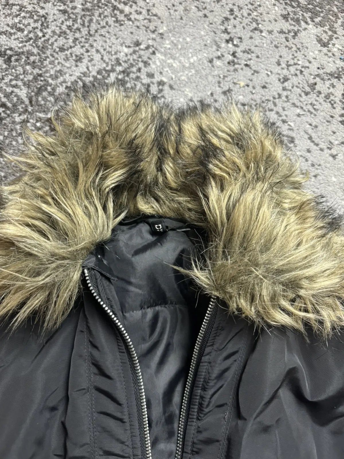 Japanese Brand × Vintage Vintage Y2K Nylon Bomber Opium Fur Sheepskin Owns Jacket Size US S / EU 44-46 / 1 - 9 Thumbnail