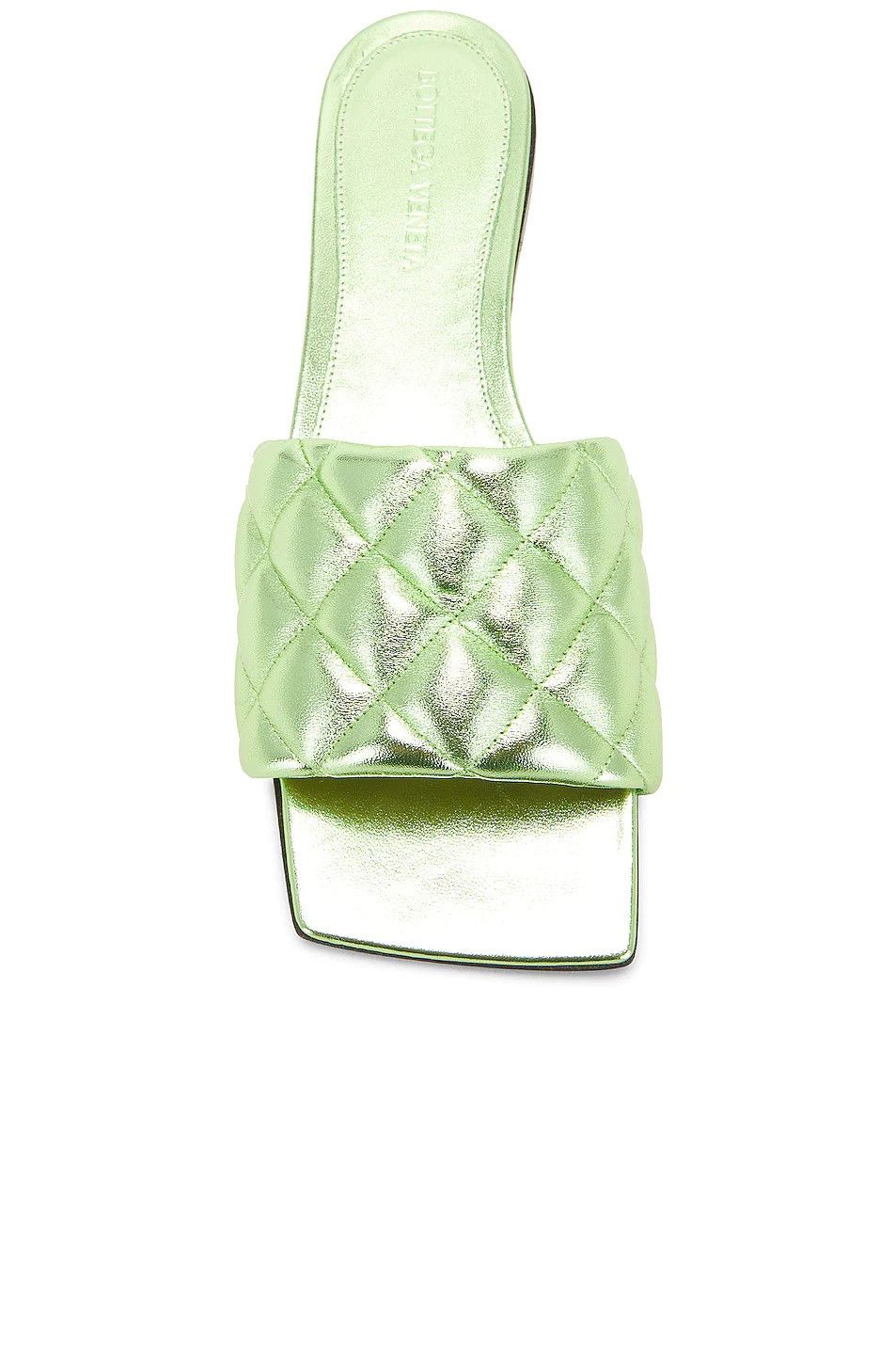 Bottega Veneta o1s1rm1025 Padded Flat Sandals in Green Size US 9 / IT 39 - 2 Thumbnail