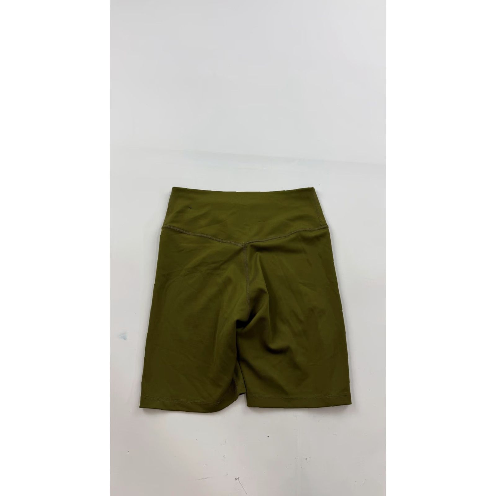 Nike Nike Shorts Womens Small Olive High Rise Compression Dri-Fit Bike Size 28" / US 6 / IT 42 - 6 Thumbnail