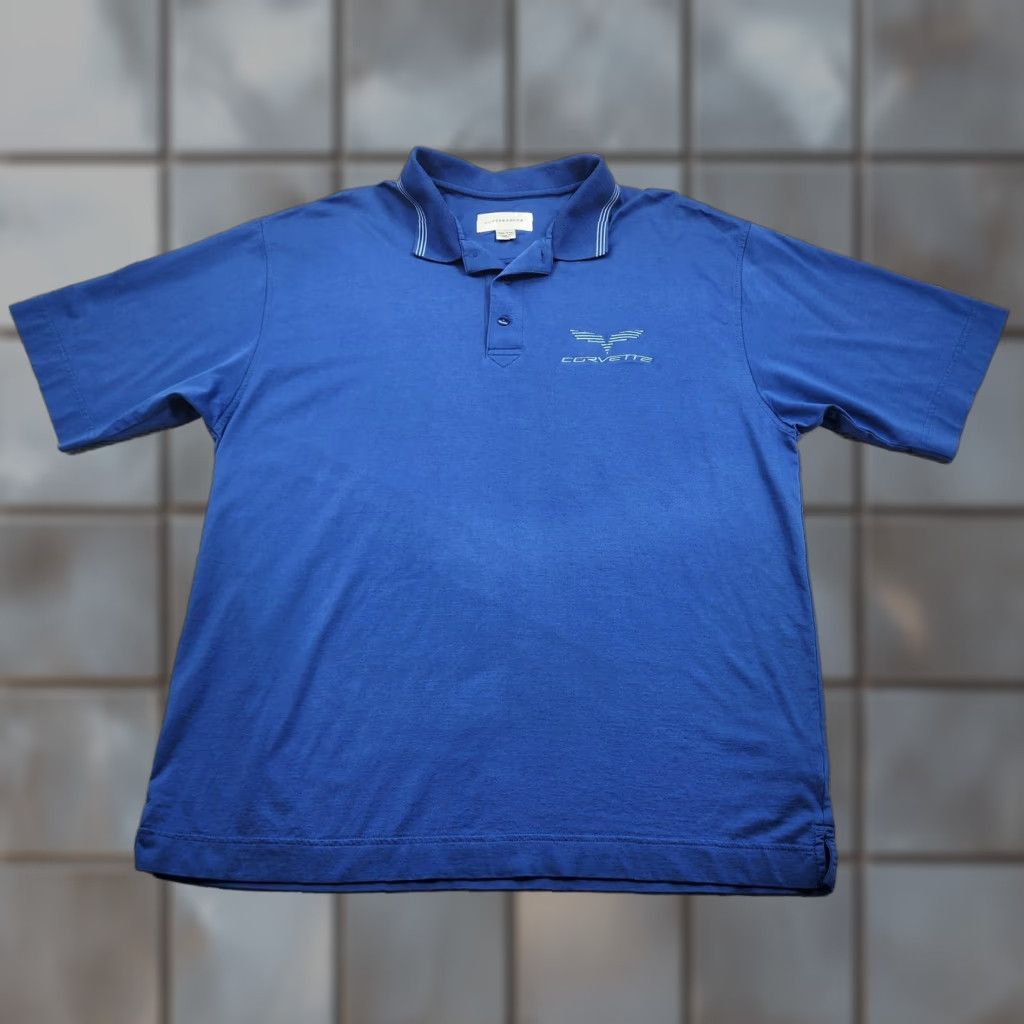 Cutter & Buck Cutter & Buck Corvette Polo Shirt Mens 2XL Blue Embroidered Logo Pima Cotton Size US XXL / EU 58 / 5 - 1 Thumbnail