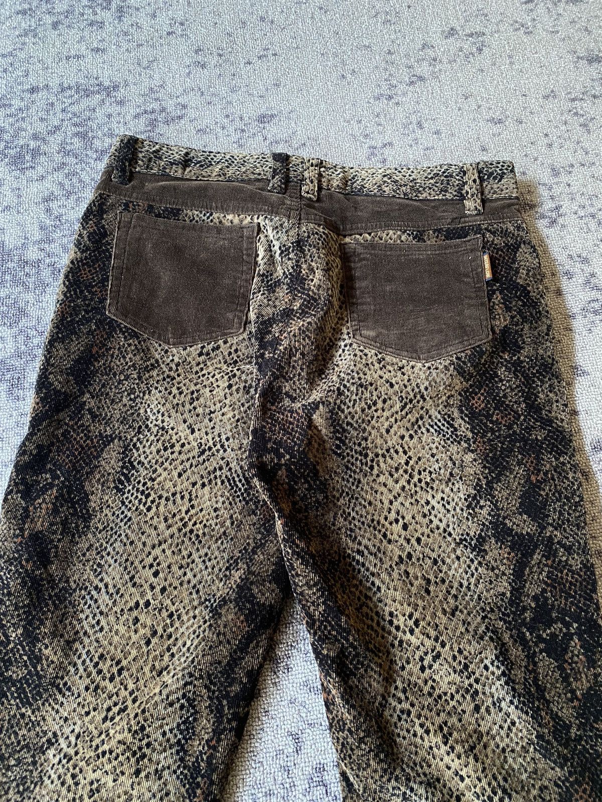 Hysteric Glamour Y2k Interflow snakeskin ifsixwasnine bootcut pants Size US 31 - 6 Thumbnail