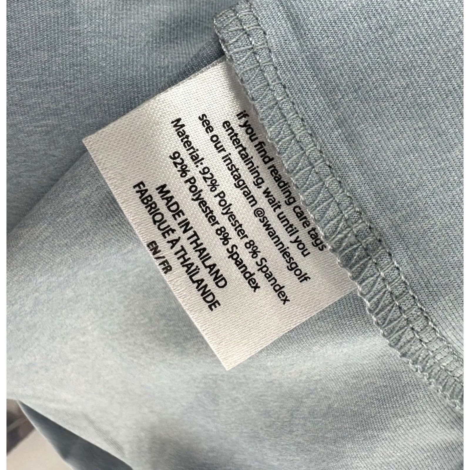 Vintage Swannies Performance Tech Pullover 1/4 Zip Light Blue Logo Adult Large Mens Size US L / EU 52-54 / 3 - 5 Thumbnail
