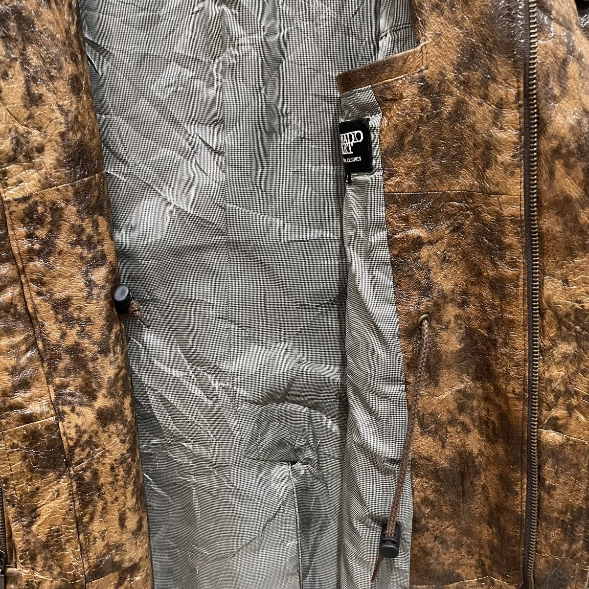 Tornado Mart Tornado Mart Leather Trench Coat Hoodie Jacket Size US L / EU 52-54 / 3 - 22 Thumbnail