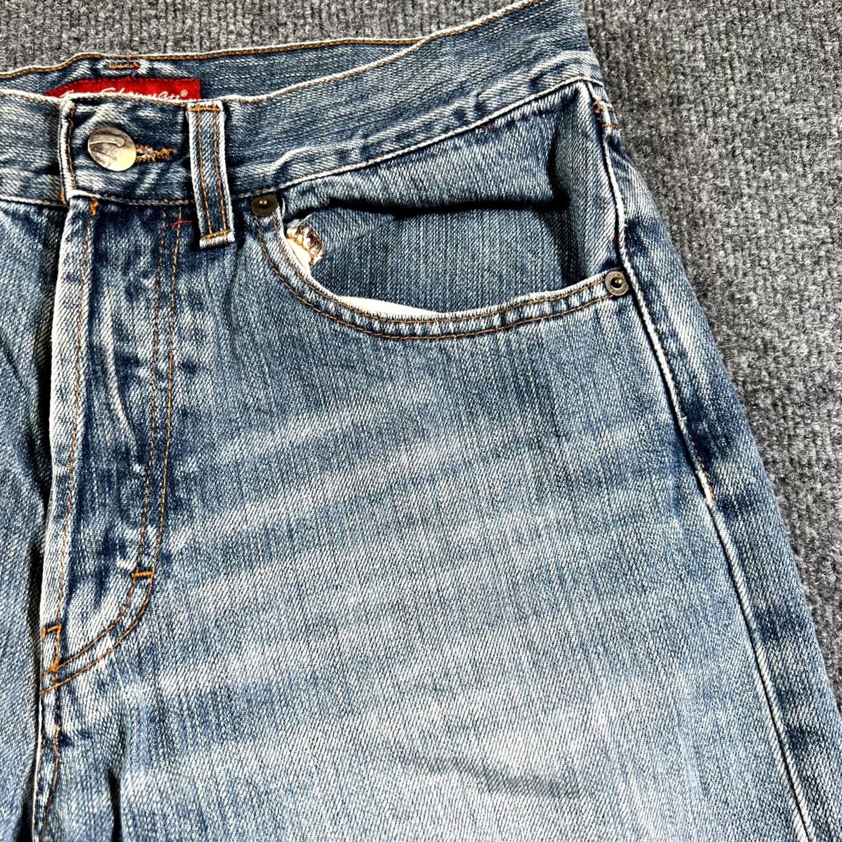 Ben Sherman Ben Sherman Jeans Mens 32 Blue Denim 100% Cotton 5-Pockets Straight Streetwear Size US 32 / EU 48 - 3 Thumbnail