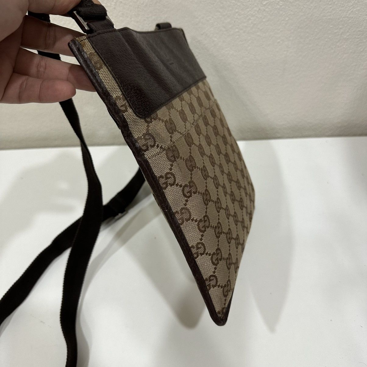 Gucci ‼️LASTDROP‼️ GUCCI GG CANVAS MONOGRAM CROSSBODY BAG 6 Size ONE SIZE - 4 Thumbnail