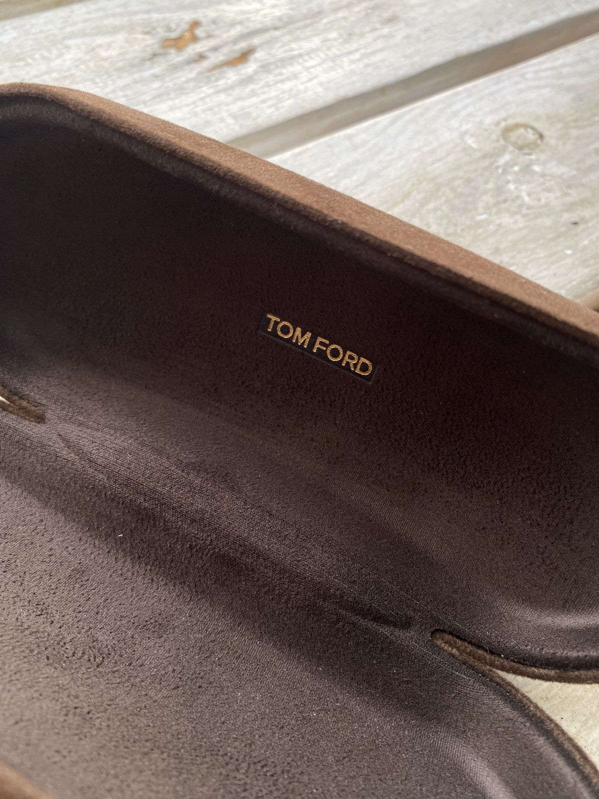 Designer × Tom Ford Vintage Brown Velour Tom Ford Case/ Box For Sunglasses Size ONE SIZE - 6 Thumbnail