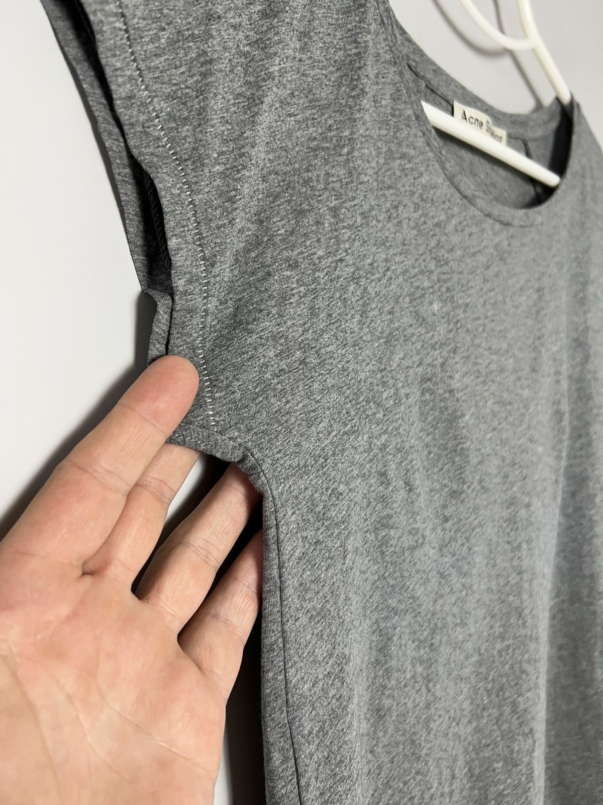 Acne Studios ACNE Studios Women's T-SHIRT Cotton Grey Size S Size S / US 4 / IT 40 - 7 Thumbnail