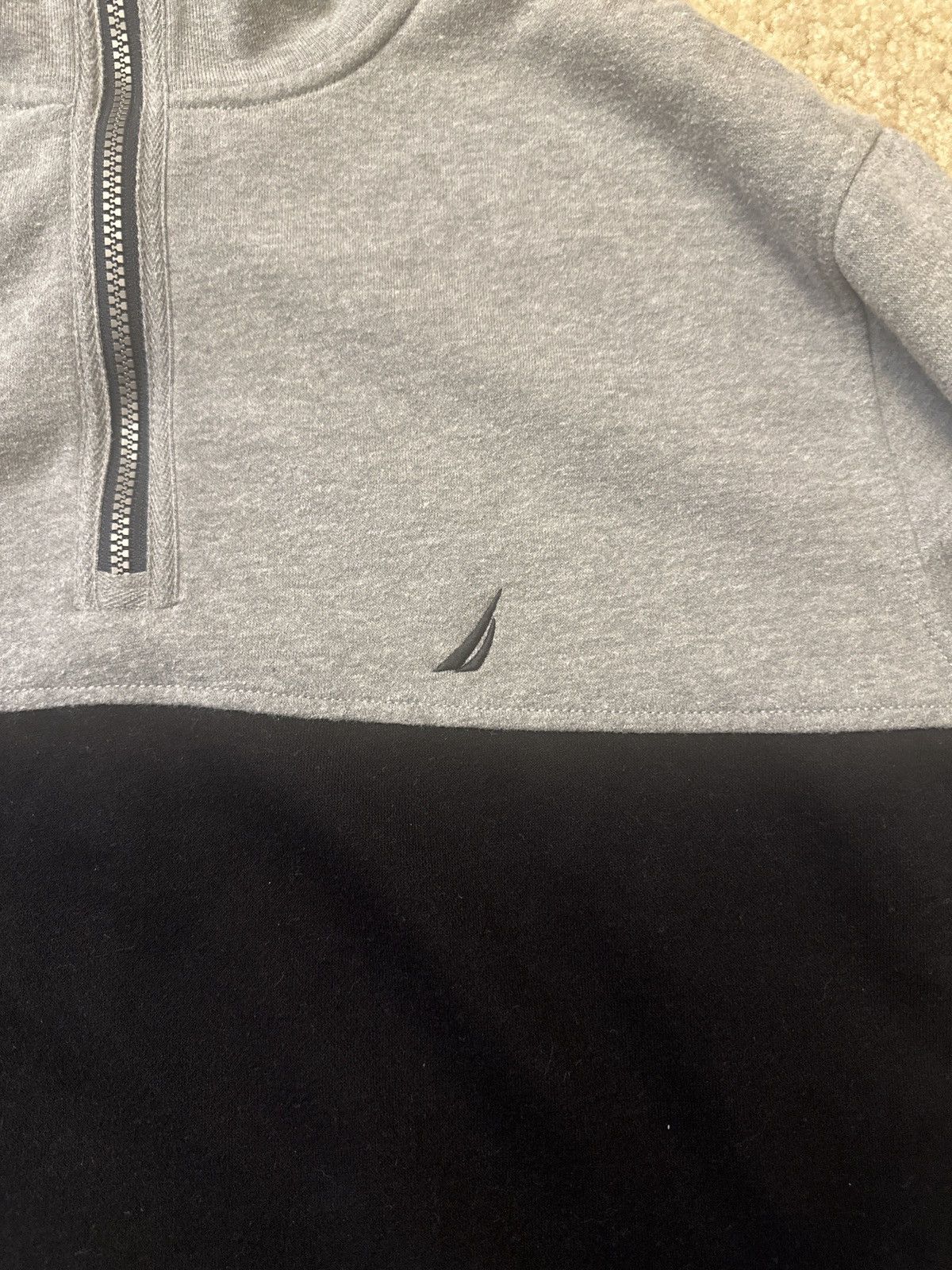 Nautica Nautica grey quarter zip Size US L / EU 52-54 / 3 - 3 Thumbnail
