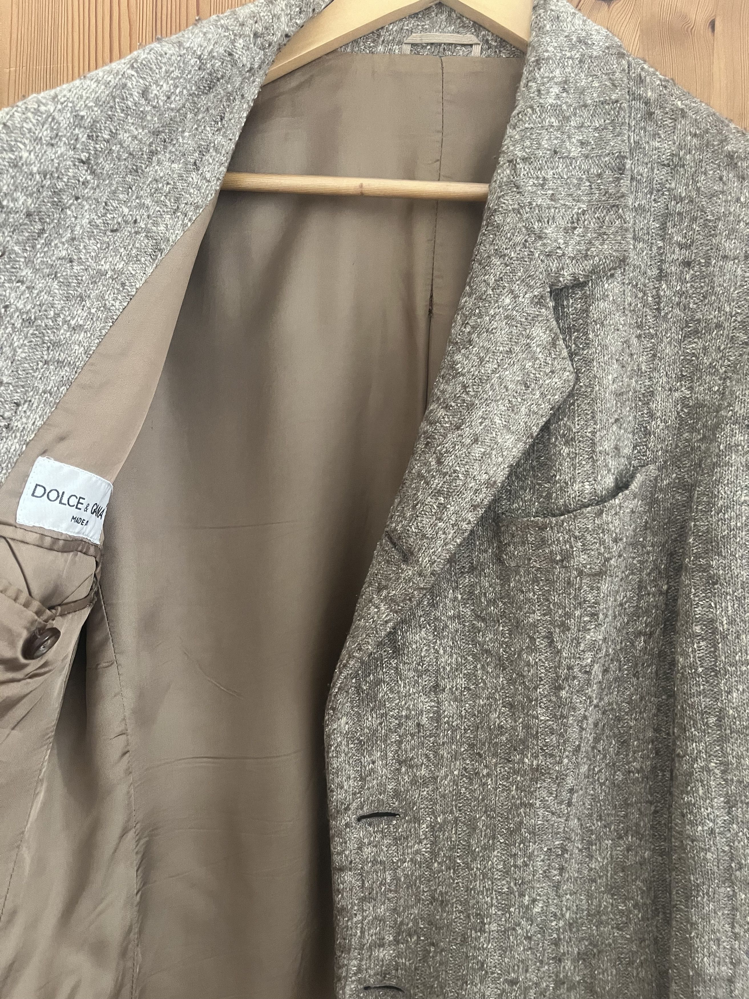 Dolce & Gabbana Dolce & Gabbana Archival FW93 Runway Wool Jacket Tupac Size 48L - 4 Thumbnail