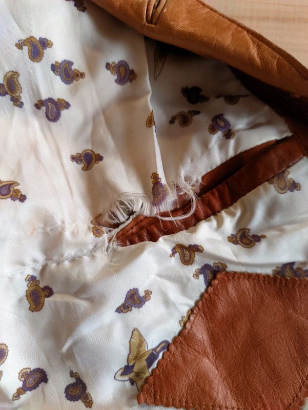 Vintage Albackens Light Brown Nubuck Leather Jacket Size US XL / EU 56 / 4 - 11 Thumbnail