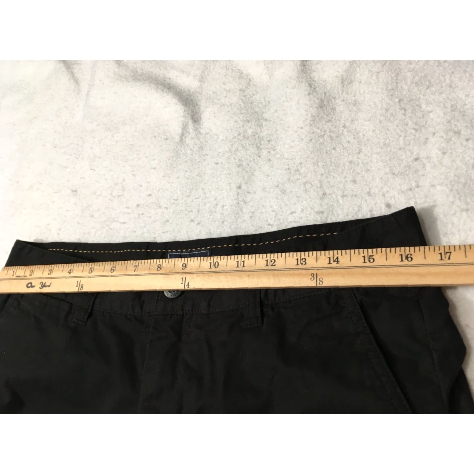 Vintage khaki bros Classic Fit Black Chinos Pants 34 Adult Men Khakis Slacks Pockets 34 in Seam Straight Adjustable? Size US 34 / EU 50 - 5 Thumbnail