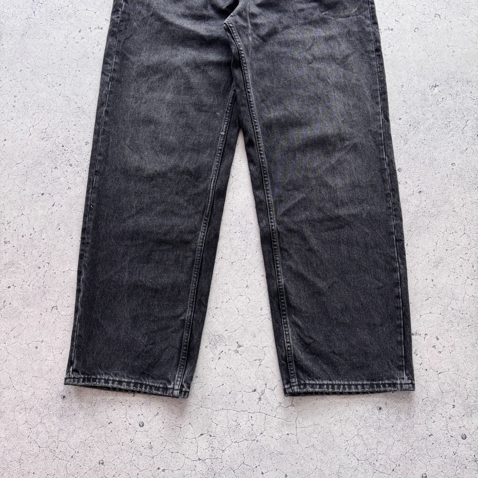 Rhude Rhude Zara X Rhuigi Denim Baggy Jeans Black Y2K Size US 30 / EU 46 - 3 Thumbnail