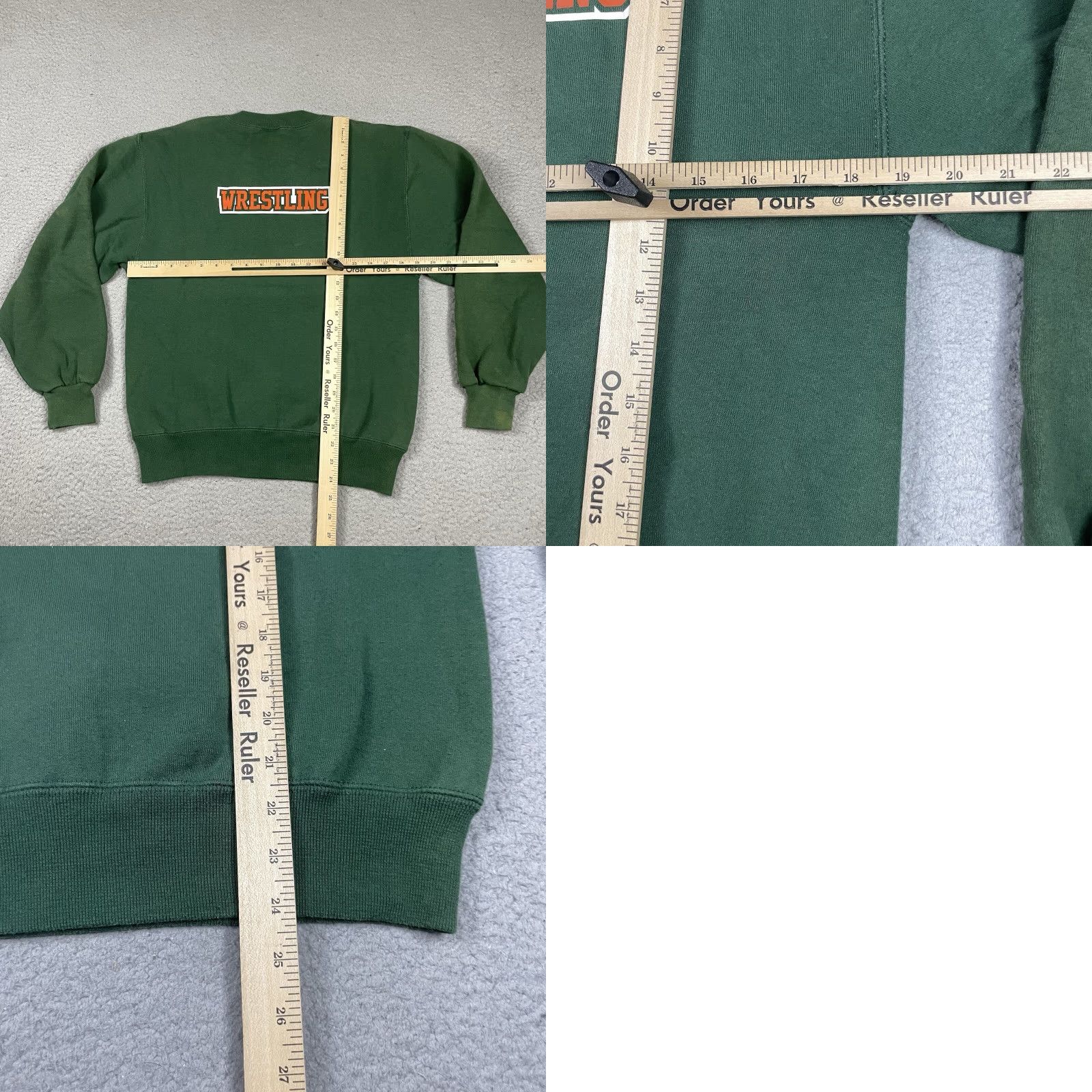 Russell Athletic VINTAGE Russell Athletic Sweatshirt Shirt Adult S Green Seminole Wrestling Rare S Mens Size US S / EU 44-46 / 1 - 9 Thumbnail