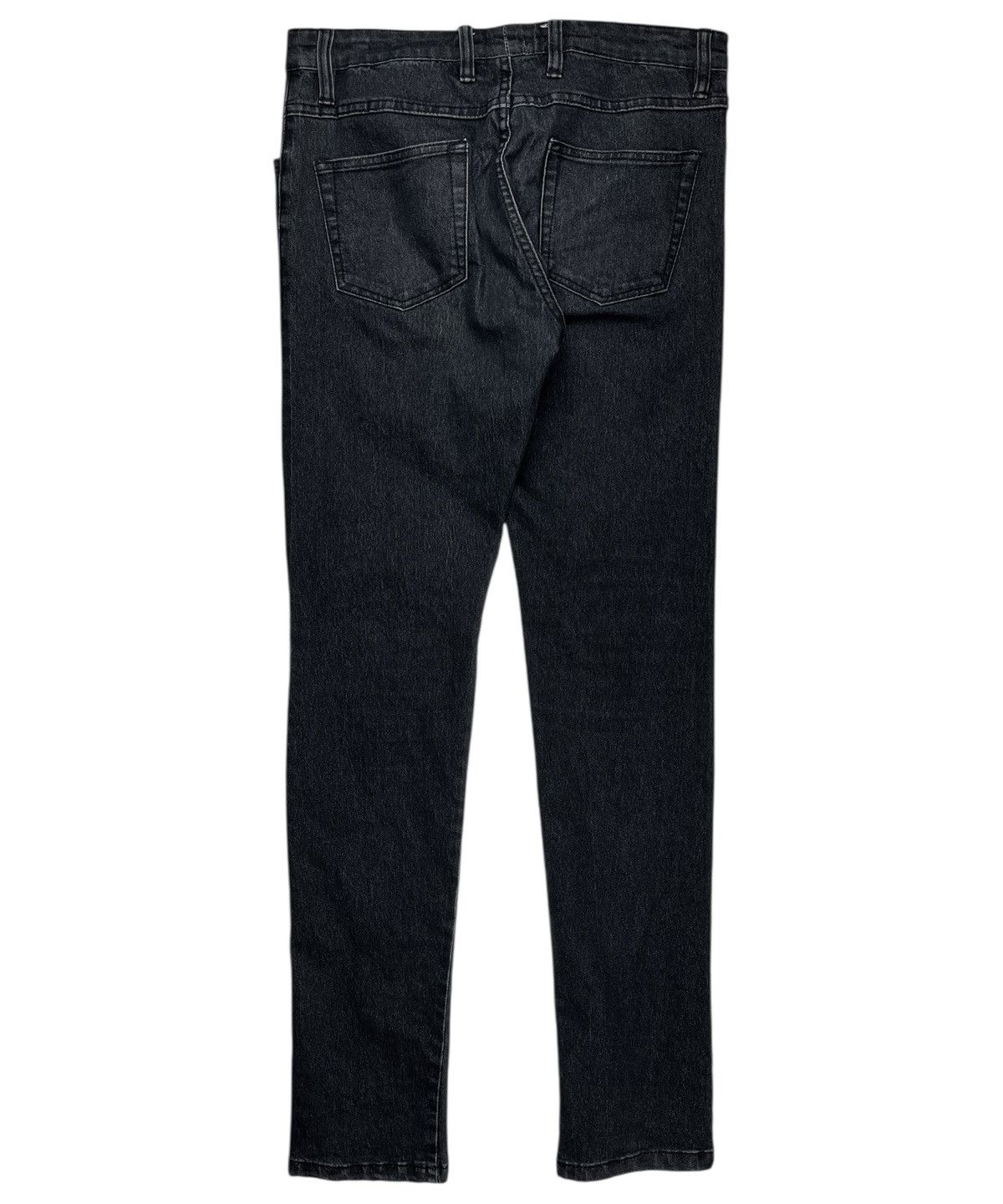 Raf Simons AW06 Raf Simons Long Washed Black Denim Jeans Size US 32 / EU 48 - 2 Thumbnail