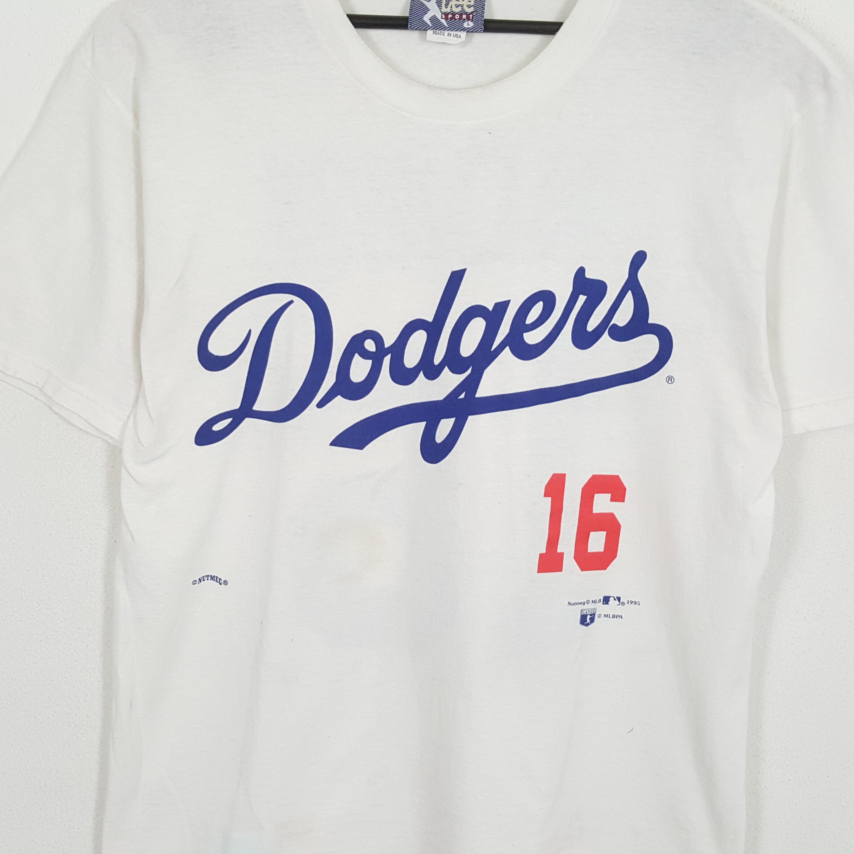 MLB × Vintage DODGERS American Baseball Team MLB Tshirt Size US L / EU 52-54 / 3 - 2 Thumbnail