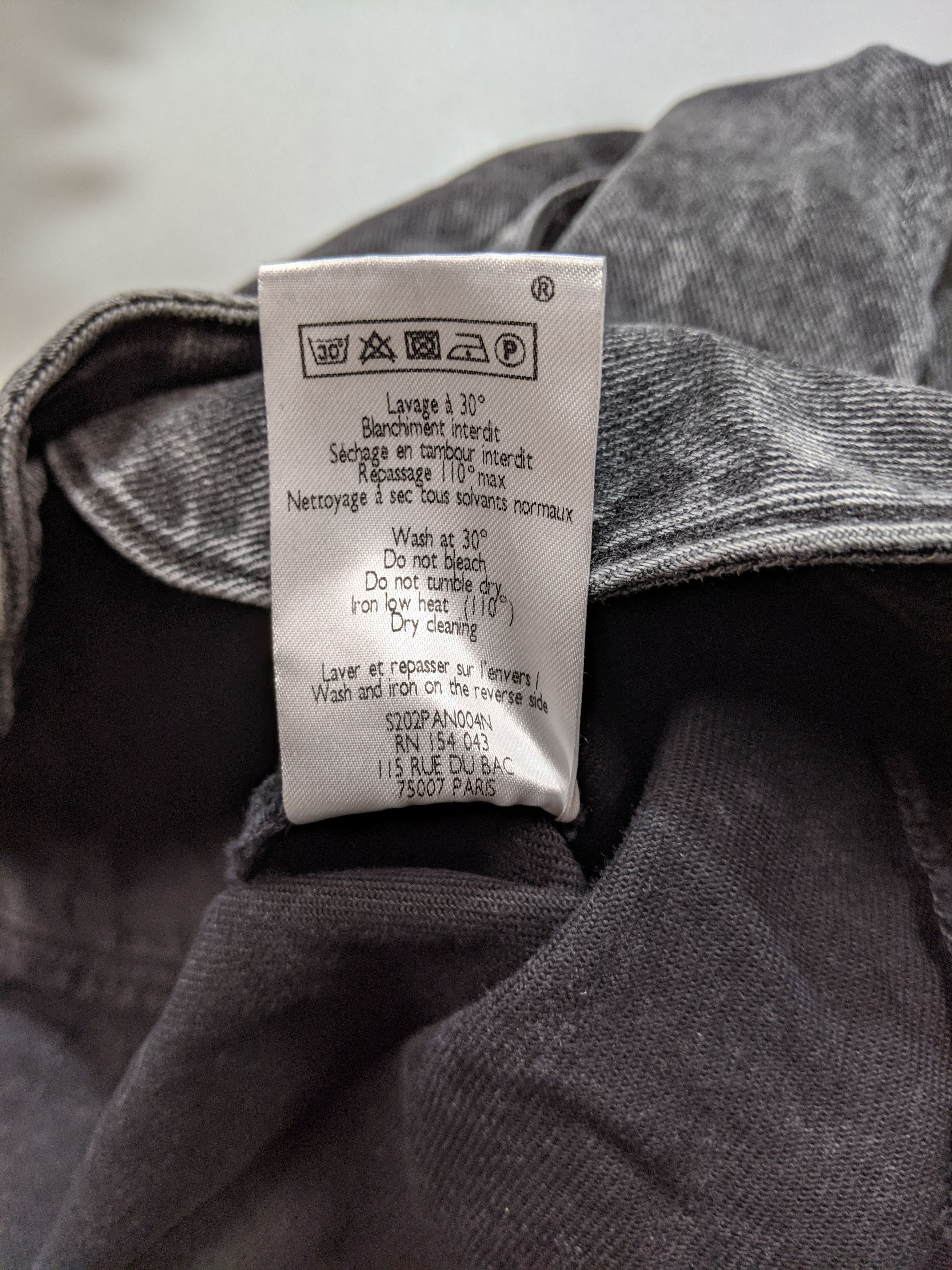 Japanese Brand × Sezane SEZANE Womens Boyfriend Jeans W31 L27 Acid Wash Gray Pants Size 27" / US 4 / IT 40 - 10 Thumbnail
