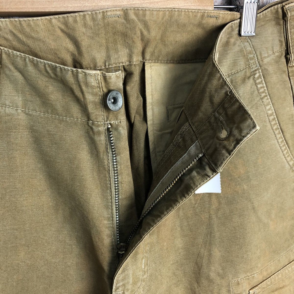 Japanese Brand Dude Drunch Brown Cargo Multipocket Pants #A614 Size US 30 / EU 46 - 15 Thumbnail