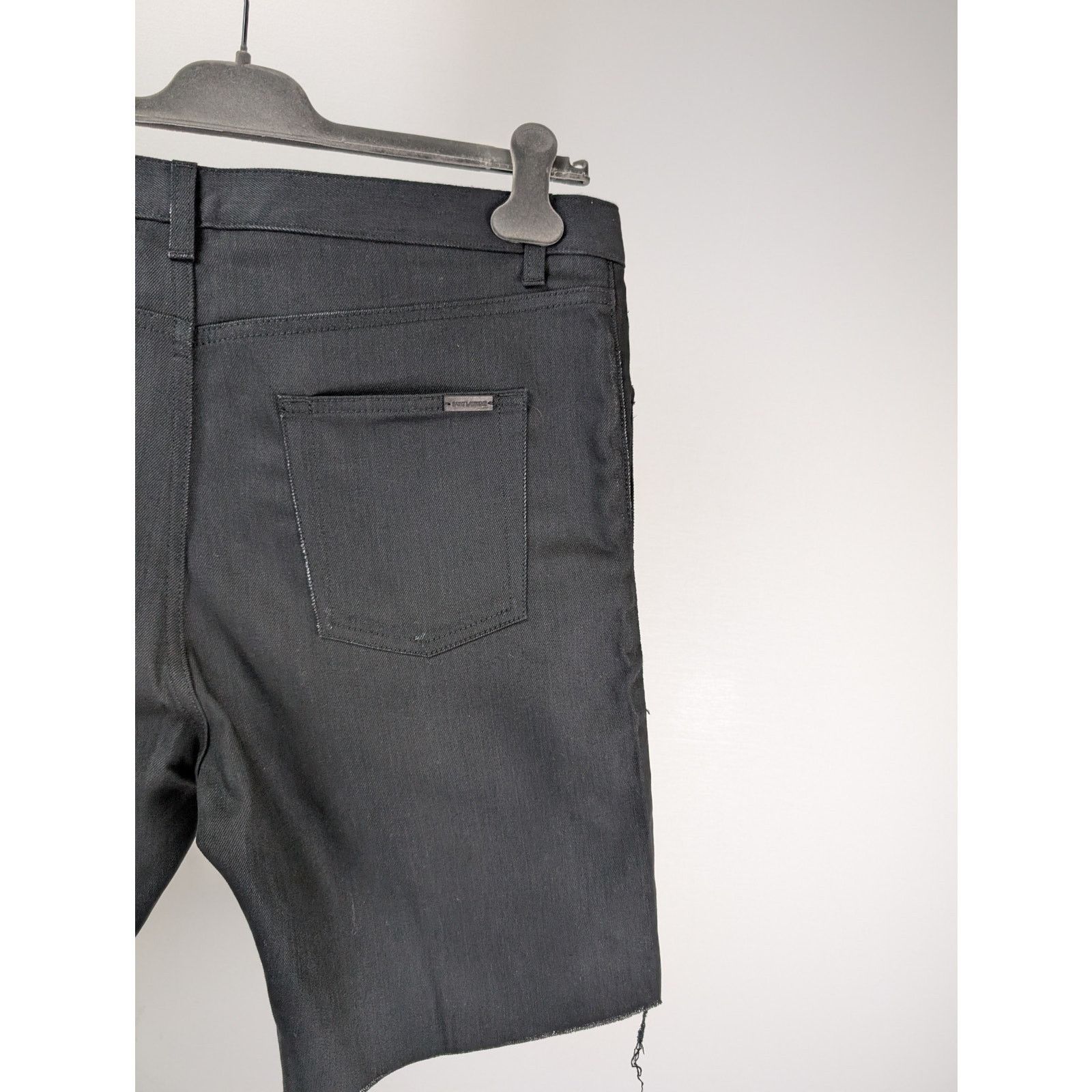 Saint Laurent Paris o1rshd1 Denim Short Straight in Used Black Size US 34 / EU 50 - 10 Thumbnail