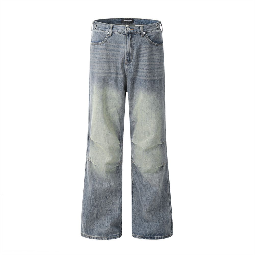 Vintage Men's cleanfit retro punk washed distressed jeans Size US 32 / EU 48 - 1 Thumbnail