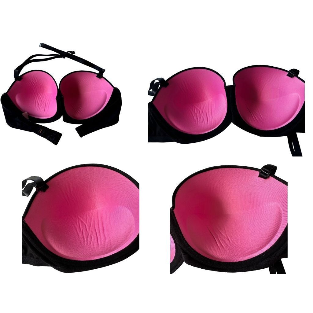 Victoria's Secret Victoria's Secret PINK Mult Way Push Up Bra 36D Black Multip Size ONE SIZE - 9 Thumbnail