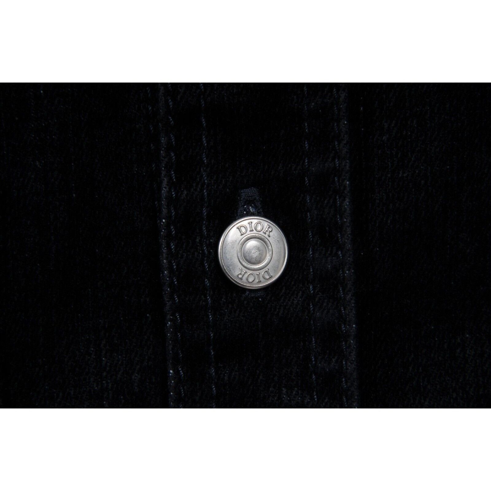 Dior Button Down Embroidered Logo Shirt IT 39 Velour Size US M / EU 48-50 / 2 - 3 Thumbnail