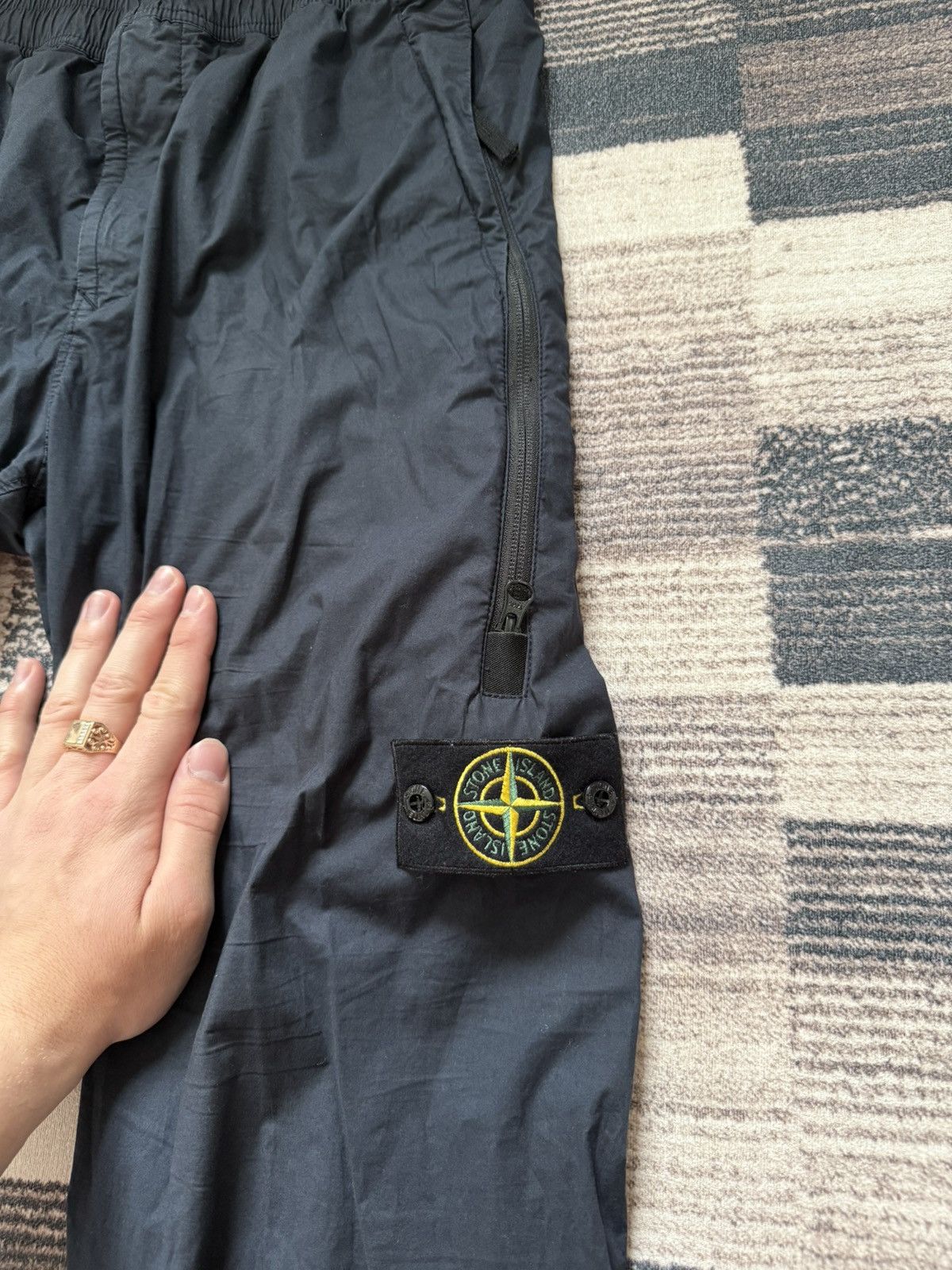 Massimo Osti × Stone Island × Vintage Stone Island Vintage Joggers Size US 34 / EU 50 - 3 Thumbnail
