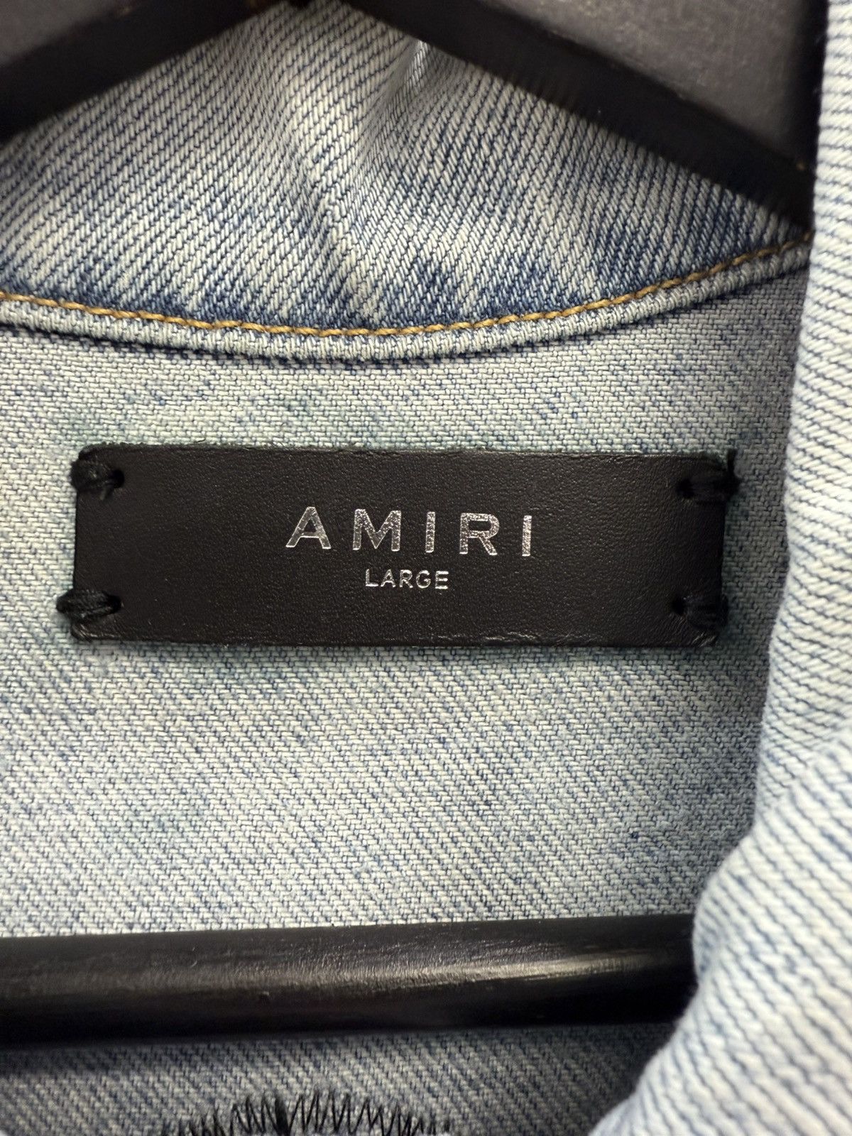 Amiri Amiri Snake Denim Jacket Size US L / EU 52-54 / 3 - 7 Thumbnail