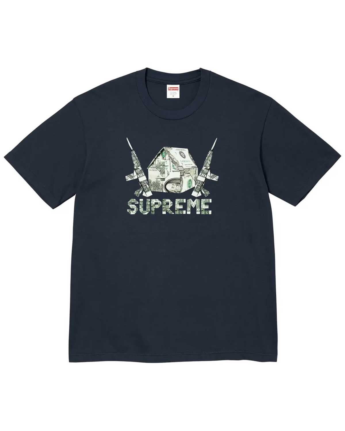 Supreme Origami Tee Navy Size US S / EU 44-46 / 1 - 1 Preview