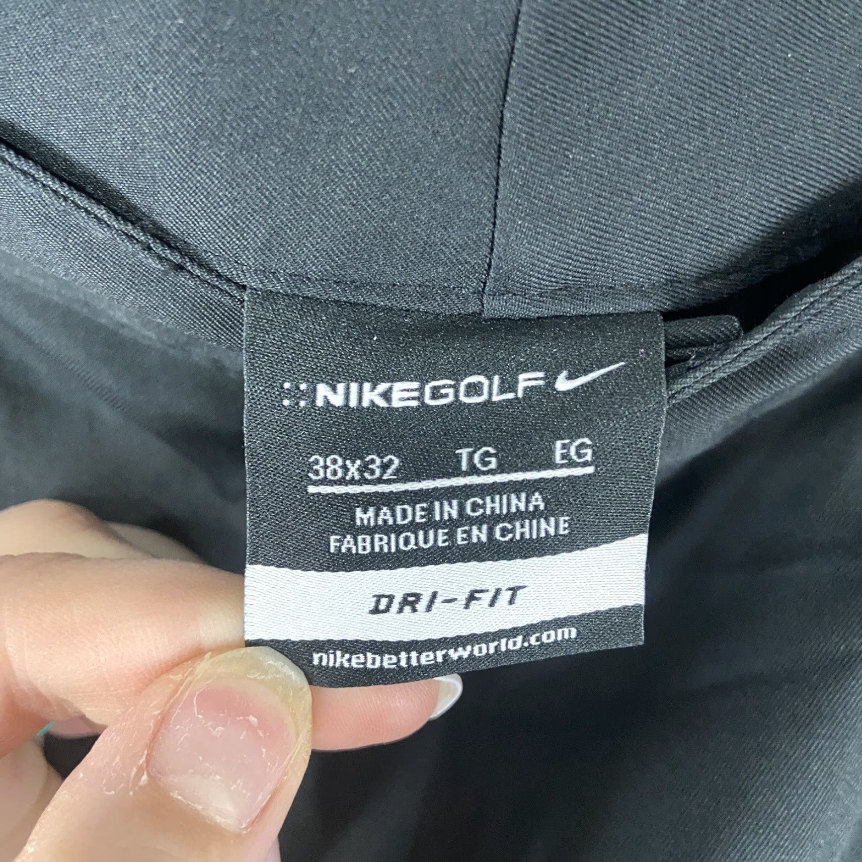 Nike Nike Pants Adult 38x31 Black Inseam 31 Straight Mens Size US 38 / EU 54 - 7 Thumbnail
