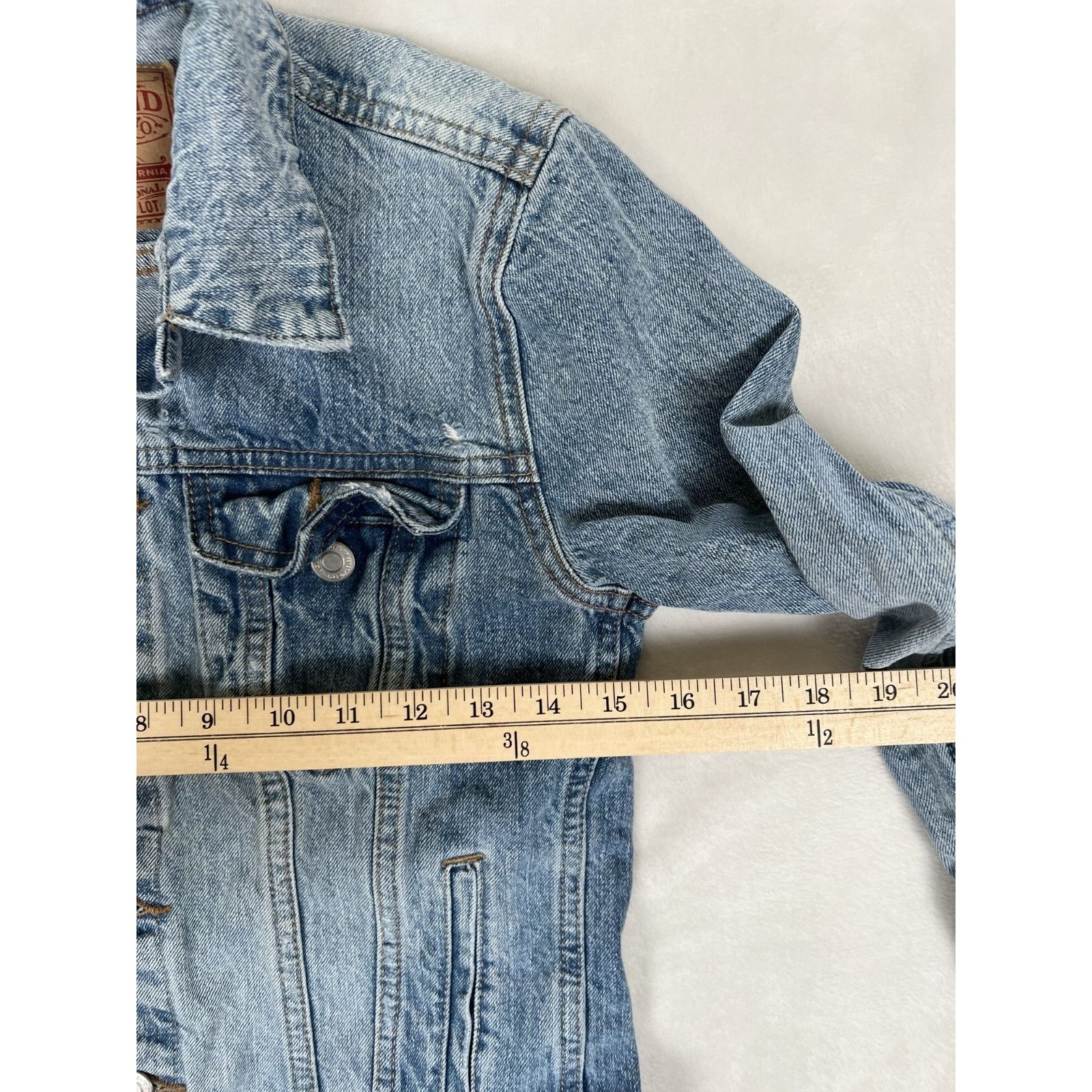 Lucky Brand Lucky Brand Tomboy Trucker Denim Jacket Women's Size XS Dist Size XS / US 0-2 / IT 36-38 - 6 Thumbnail