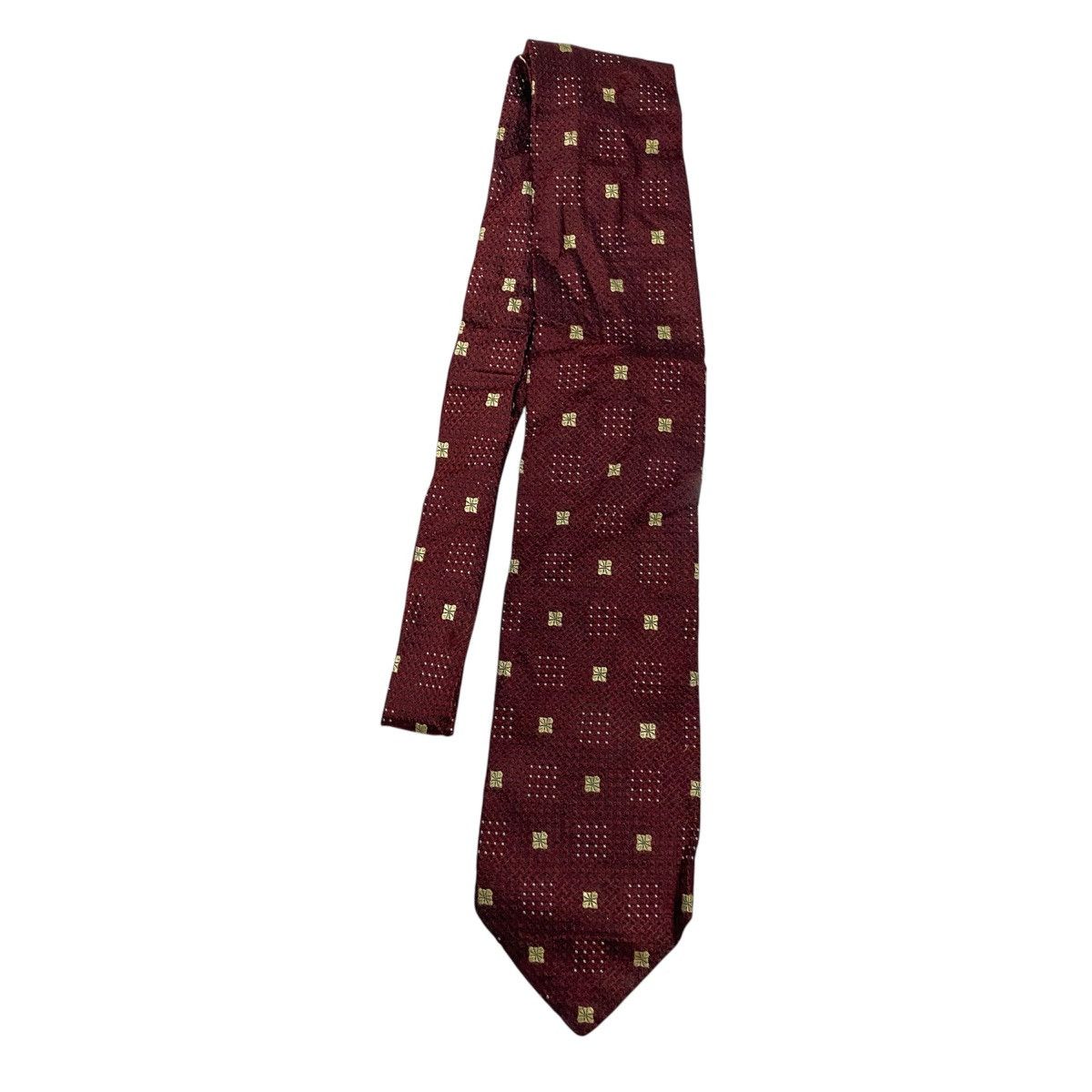 Yohji Yamamoto Yohji Yamamoto A.A.R x D'URBAN Archive Silk Tie Geometric Size ONE SIZE - 1 Thumbnail