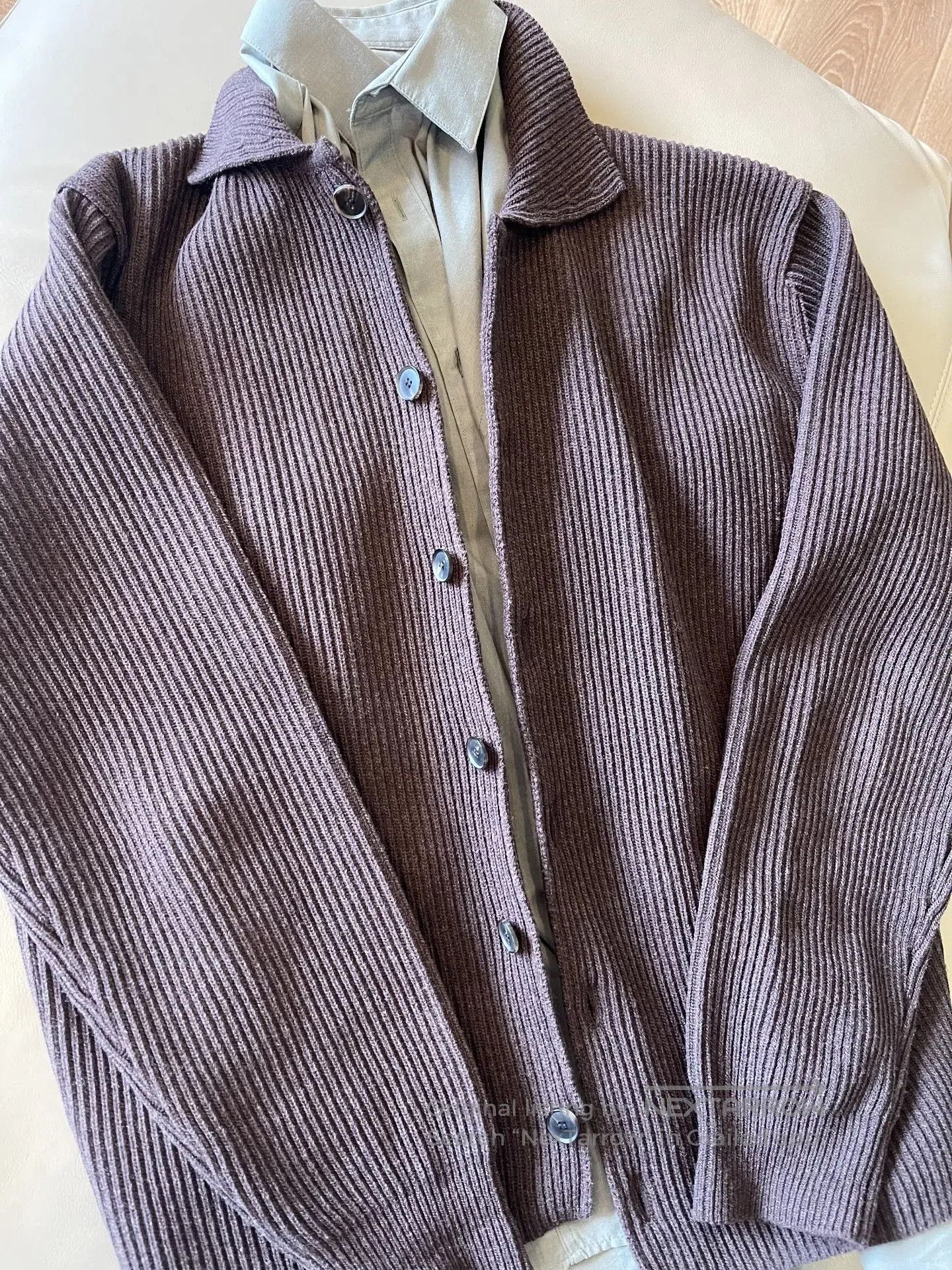Auralee AURALEE Super Fine Wool Toggle Cardigan. Size US L / EU 52-54 / 3 - 5 Thumbnail