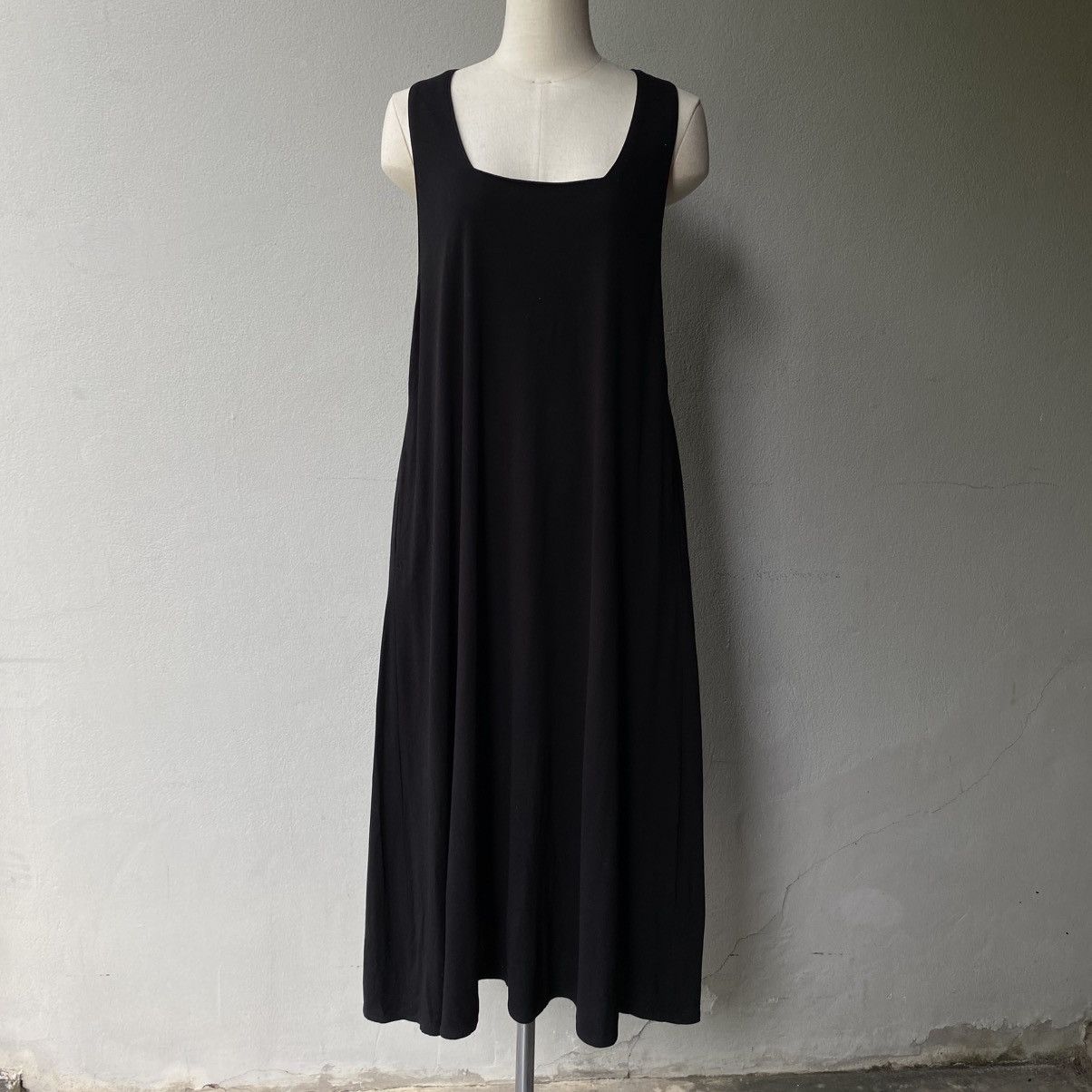 Yohji Yamamoto Yohji yamamoto Black Sleeveless Maxi Dress Size M / US 6-8 / IT 42-44 - 18 Thumbnail
