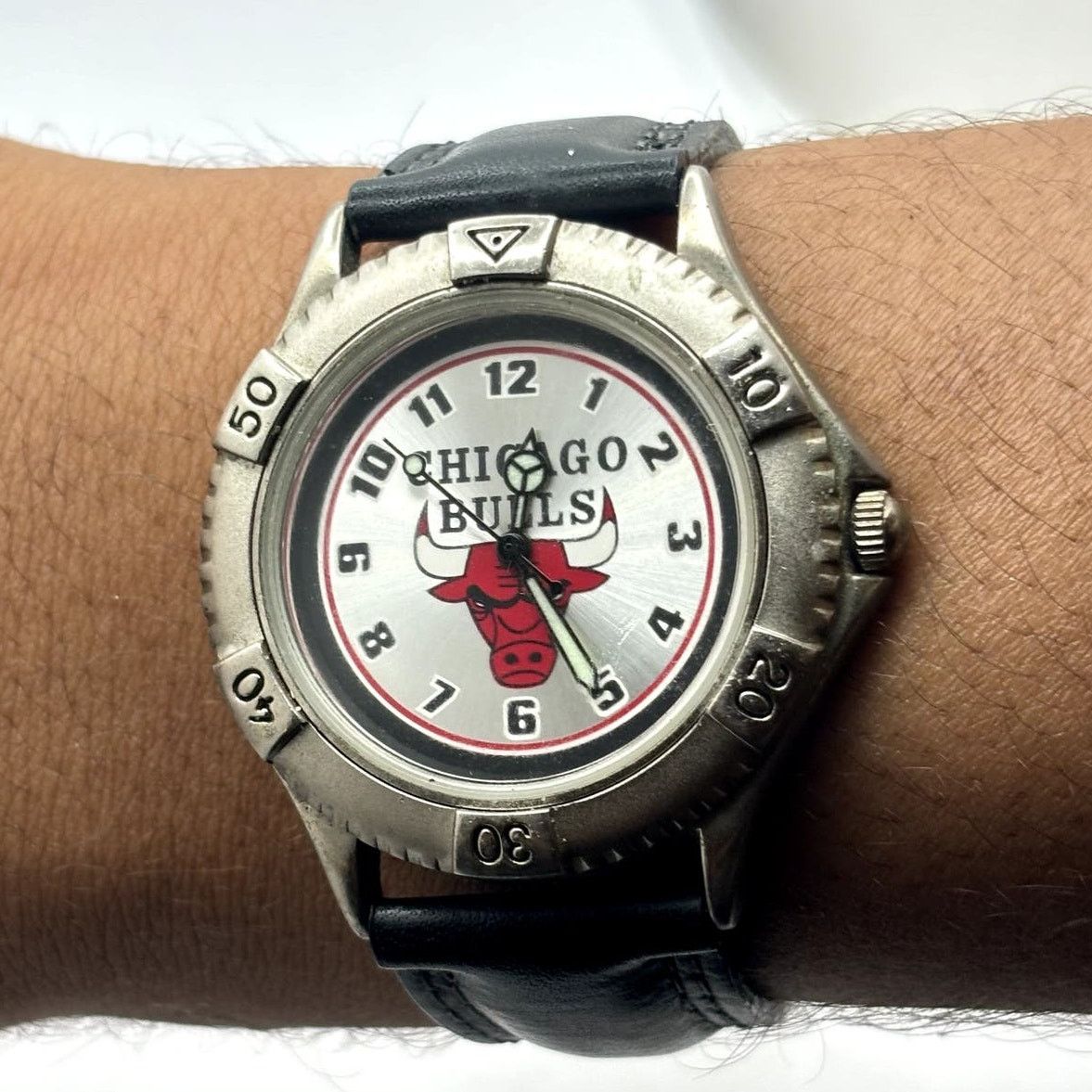 NBA NBA Chicago Bulls Silver Men's Watch Size ONE SIZE - 1 Thumbnail
