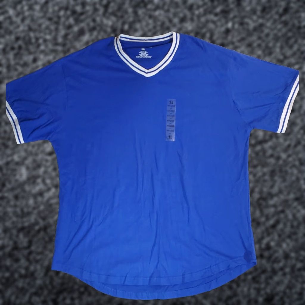 Vintage Evolution in Design- Signature Graphic Short Sleeve T-Shirt Mens SZ 5XL Blue Size US XXL / EU 58 / 5 - 1 Thumbnail
