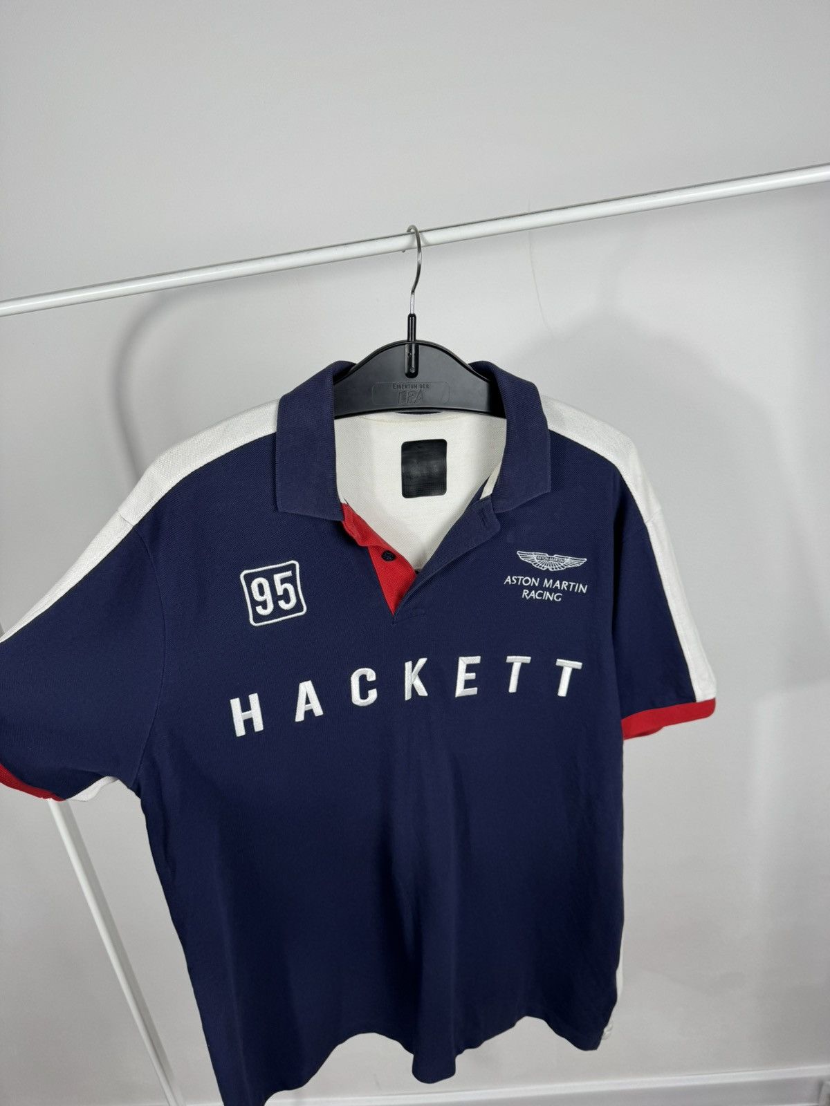 Hackett Hackett Aston Martin Racing Polo Shirt XL Navy Motorsport Size US XL / EU 56 / 4 - 7 Thumbnail