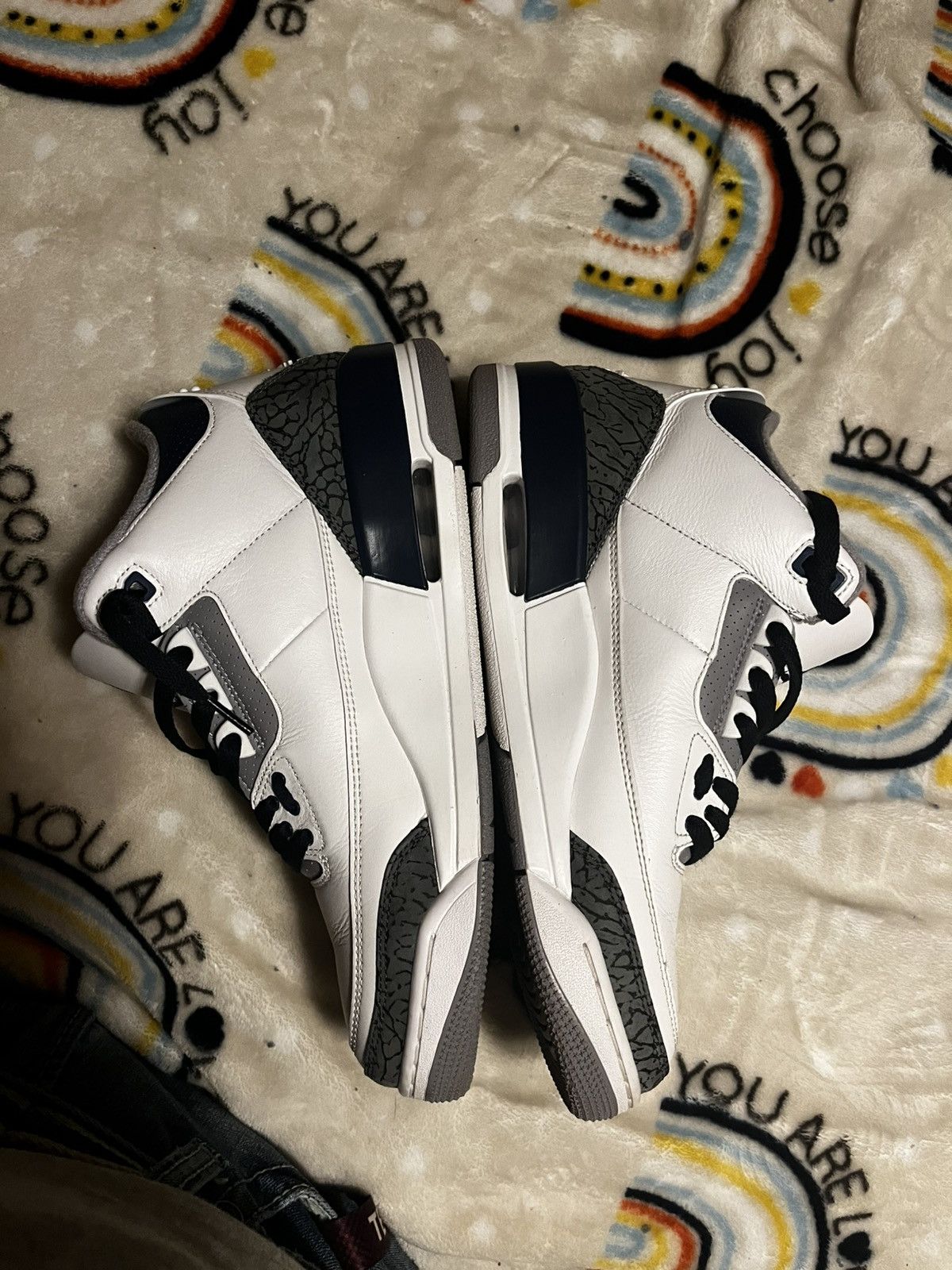 Jordan Brand × Nike Air Jordan 3 Retro Midnight Navy Size US 9.5 / EU 42-43 - 3 Thumbnail