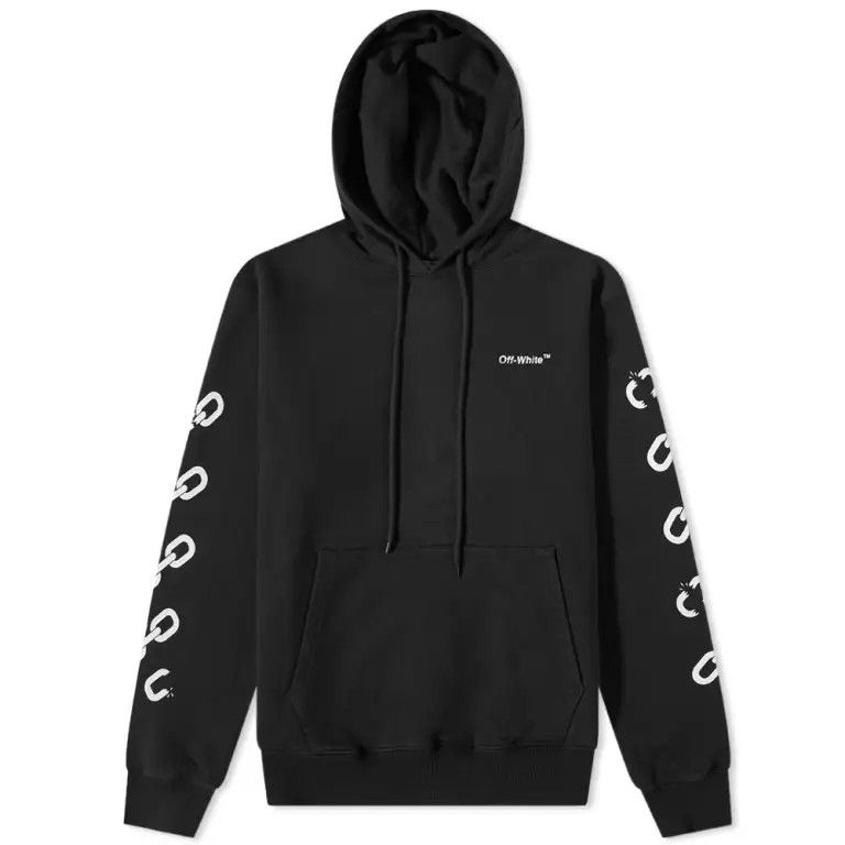 Off-White o1rshd1 For All Slim Hoodie in Black | Grailed
