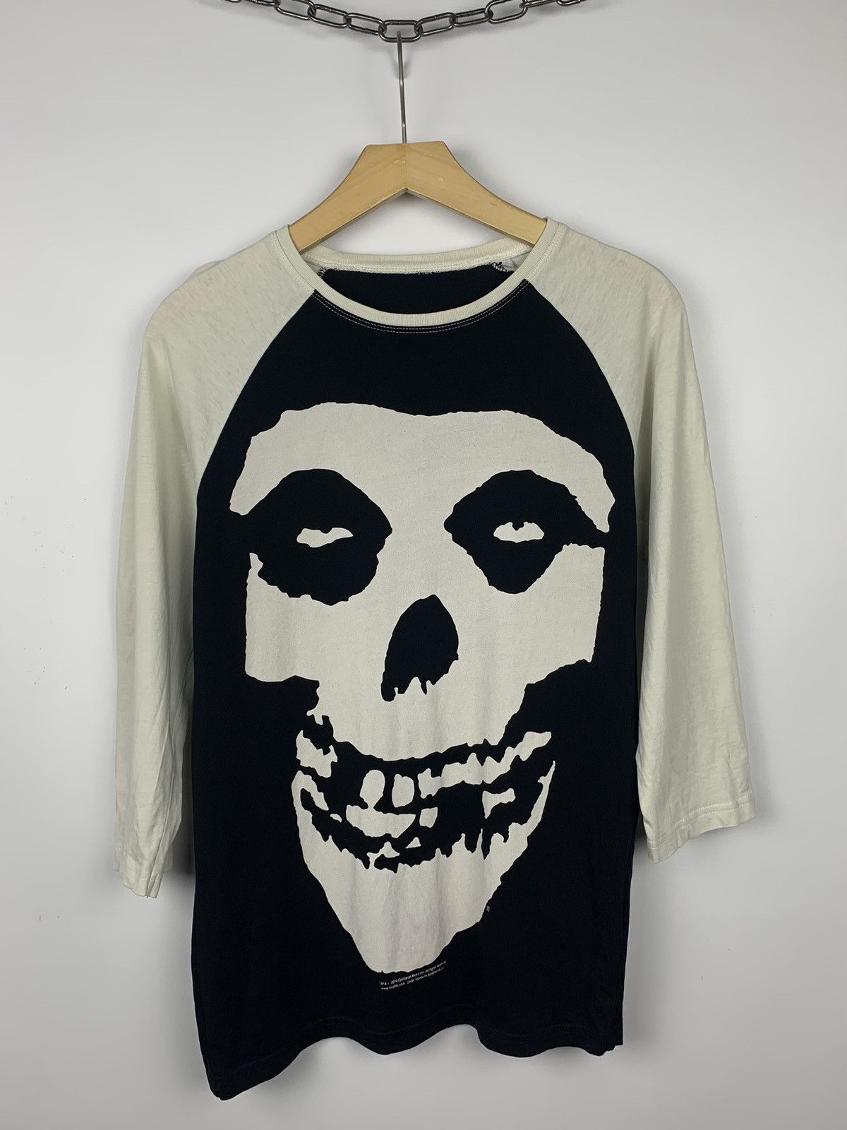 Band Tees Vintage Y2K Skulls Misfits Rock Band 3/4 Sleeve Top 2016 Size US S / EU 44-46 / 1 - 1 Thumbnail