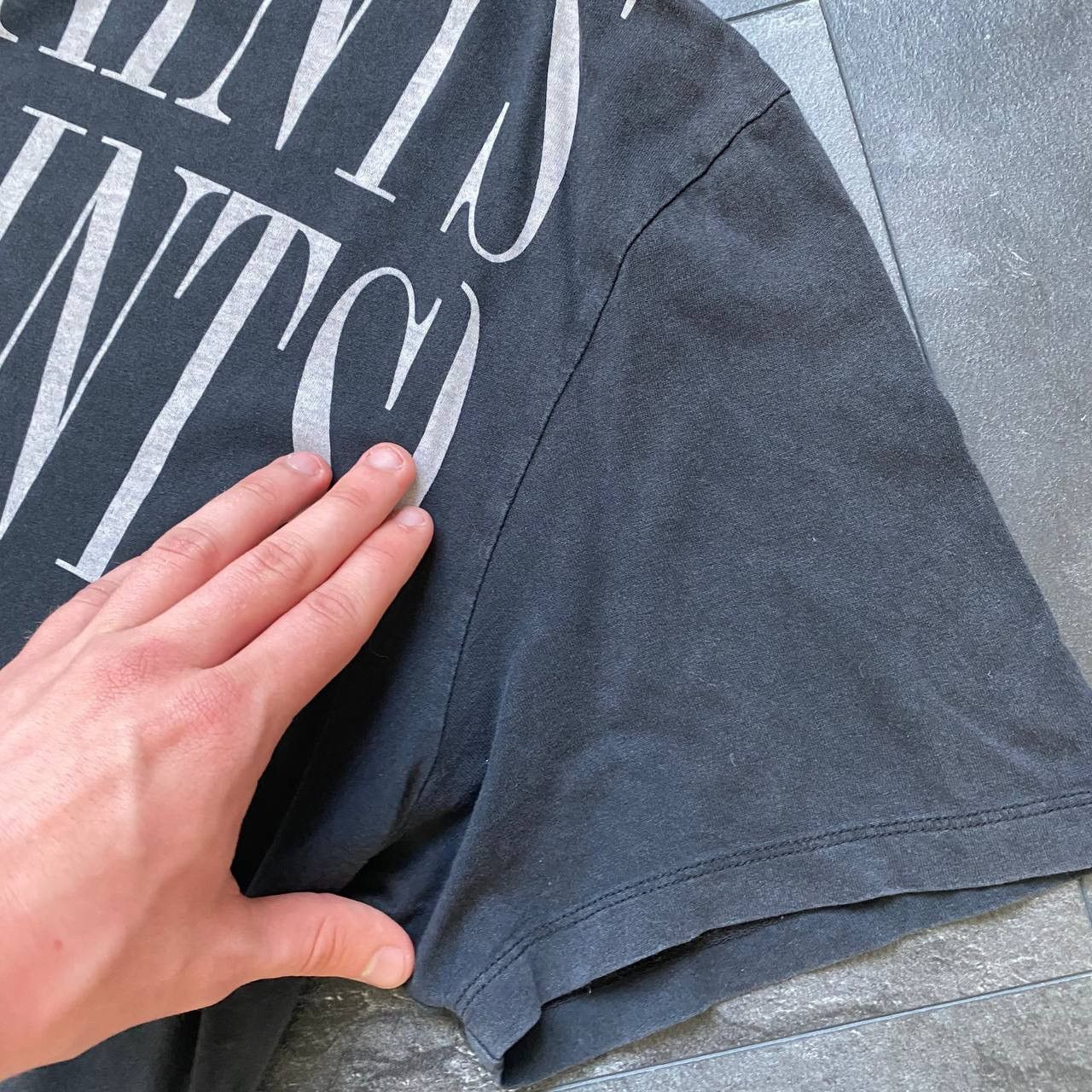 Allsaints × Vintage Vintage allsaints big logo oversize fit tee shirts Size US M / EU 48-50 / 2 - 6 Thumbnail
