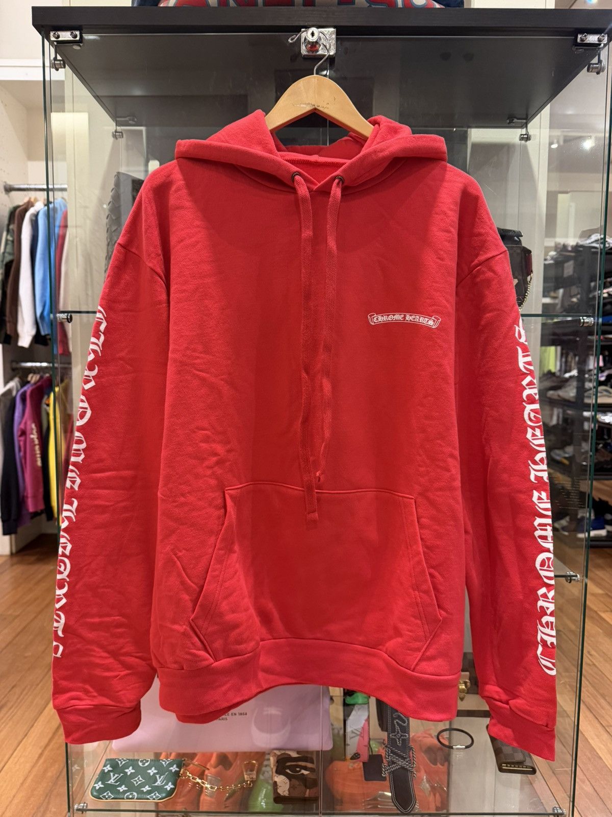 Chrome Hearts Chrome Hearts Scroll Hoodie - Red Size US L / EU 52-54 / 3 - 1 Thumbnail