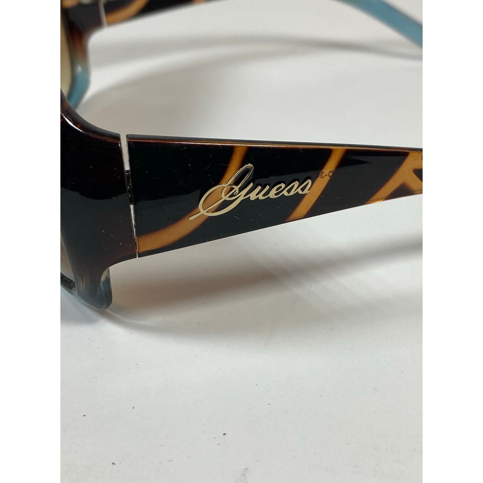 Guess Guess Sunglasses Tortoise and Blue Gradient Lenses Size ONE SIZE - 3 Thumbnail