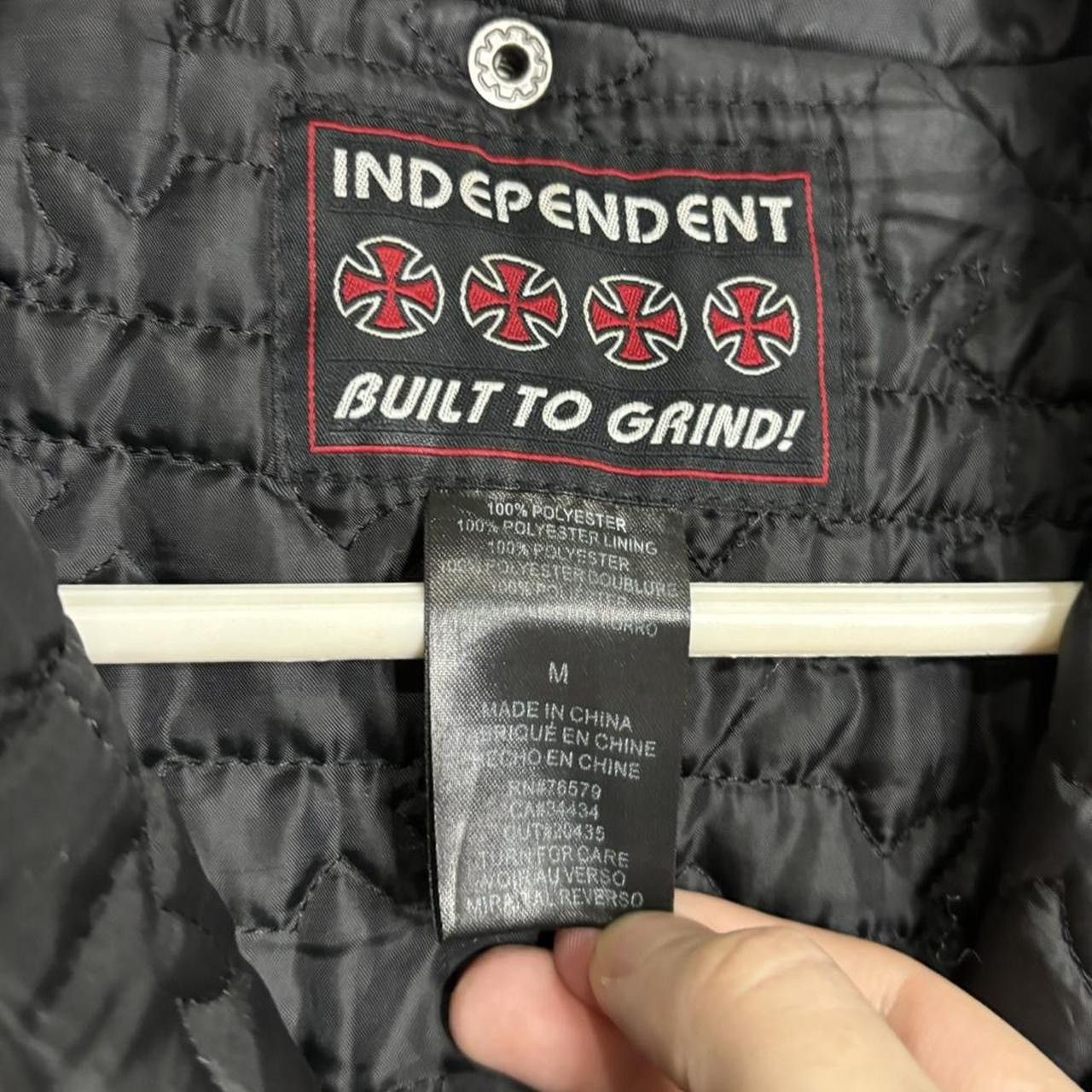 Independent Truck Co. × Vintage Vintage 00s Independent Black Lightweight Zip-Up Jacket Size US M / EU 48-50 / 2 - 5 Thumbnail