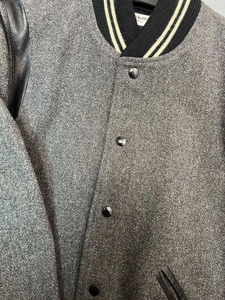 Saint Laurent Paris Saint Laurent Paris Smoke grey patchwork jacket-2506 Size US M / EU 48-50 / 2 - 4 Thumbnail