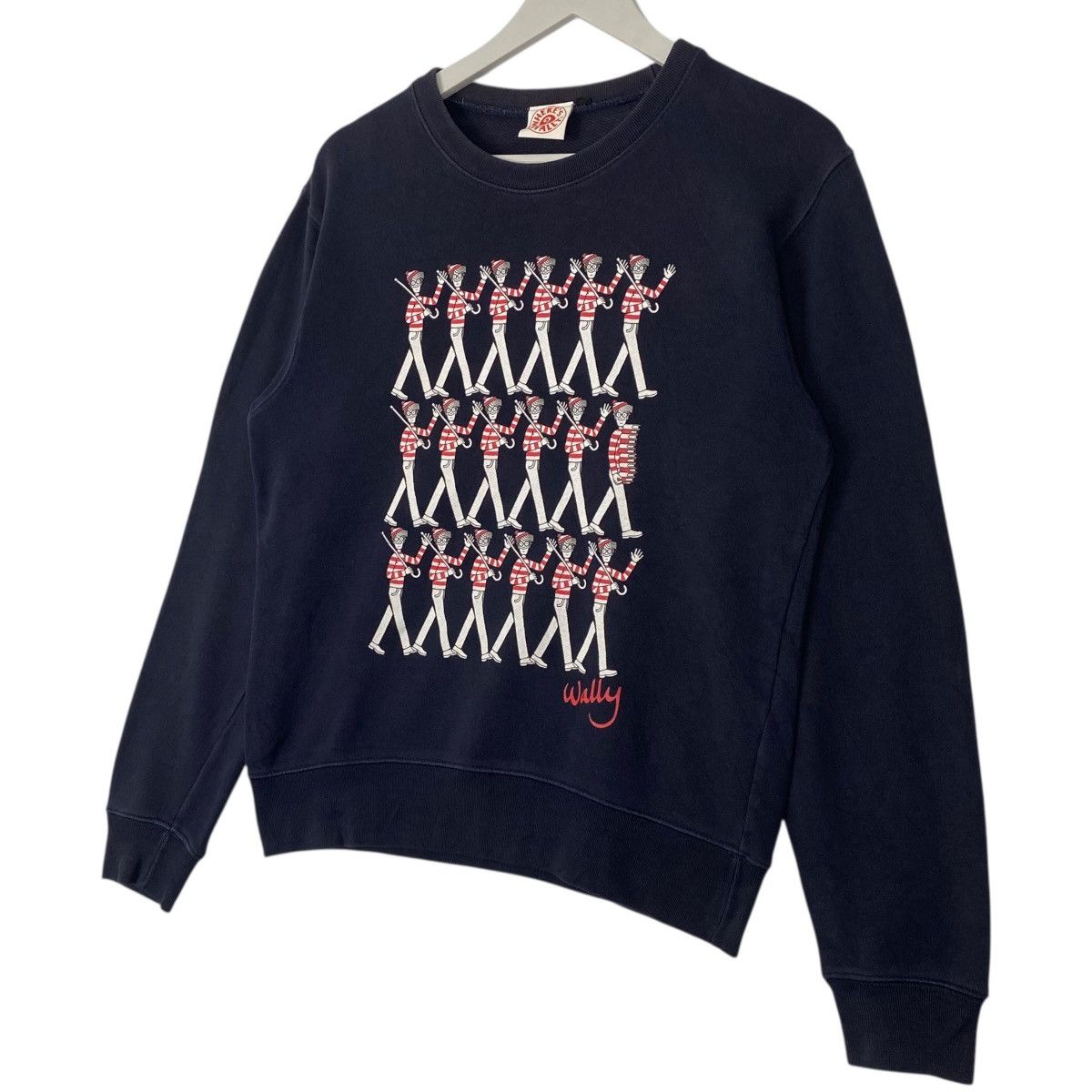 Vintage Vintage Where’s Wally Sweatshirt Crewneck Navy Blue Size S Size US S / EU 44-46 / 1 - 2 Thumbnail